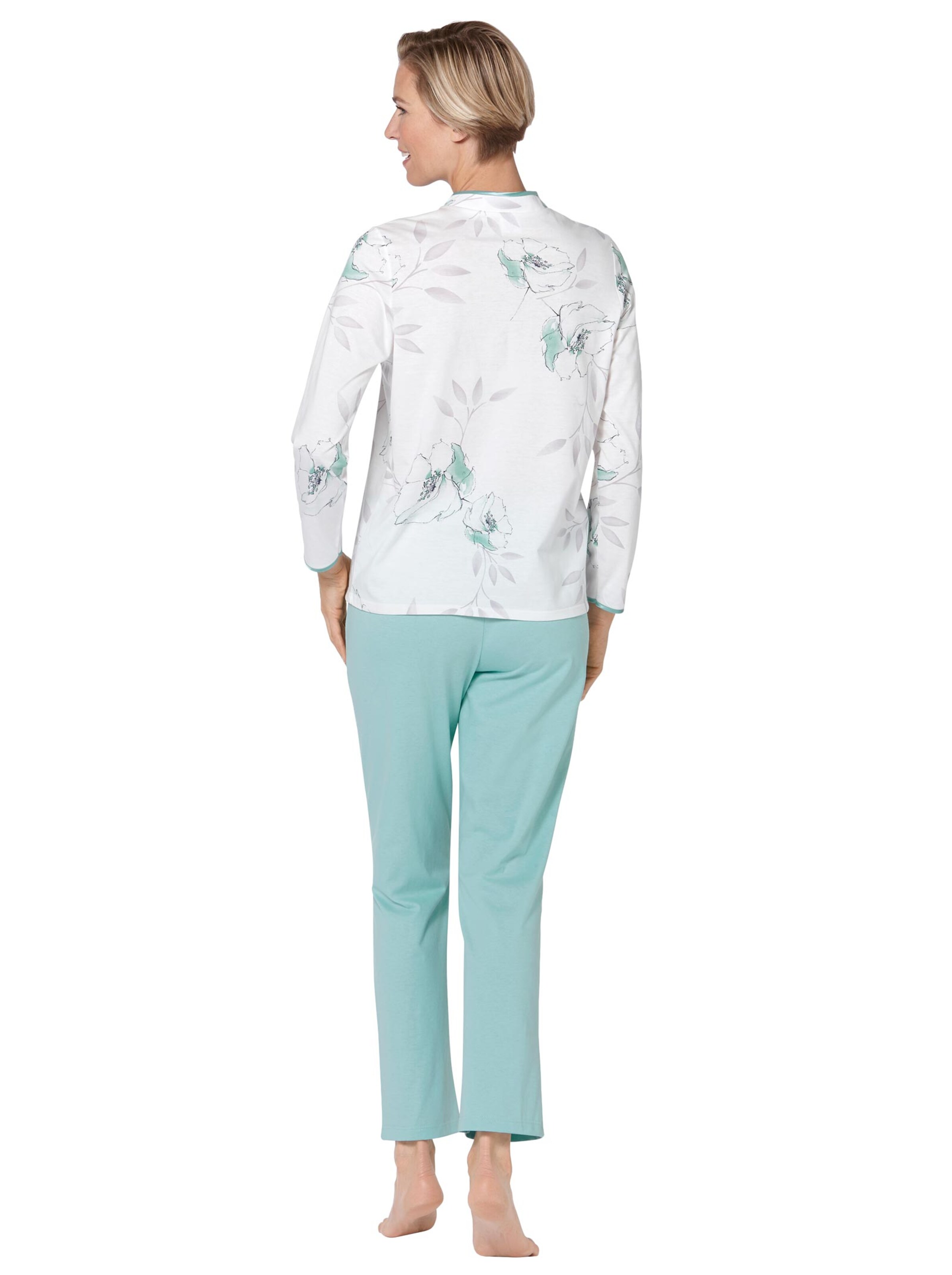 Arabella Schlafanzug - ecru-mint