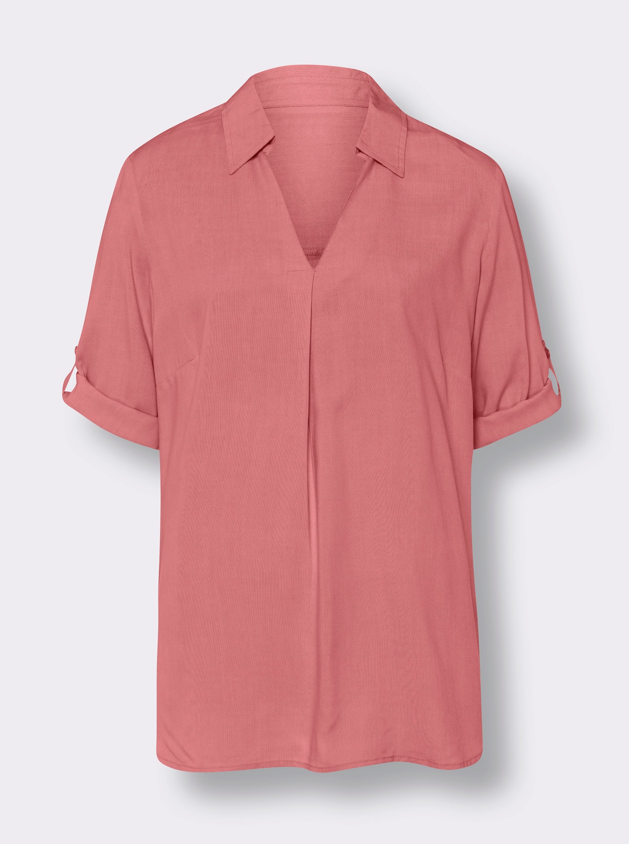Comfortabele blouse - flamingo