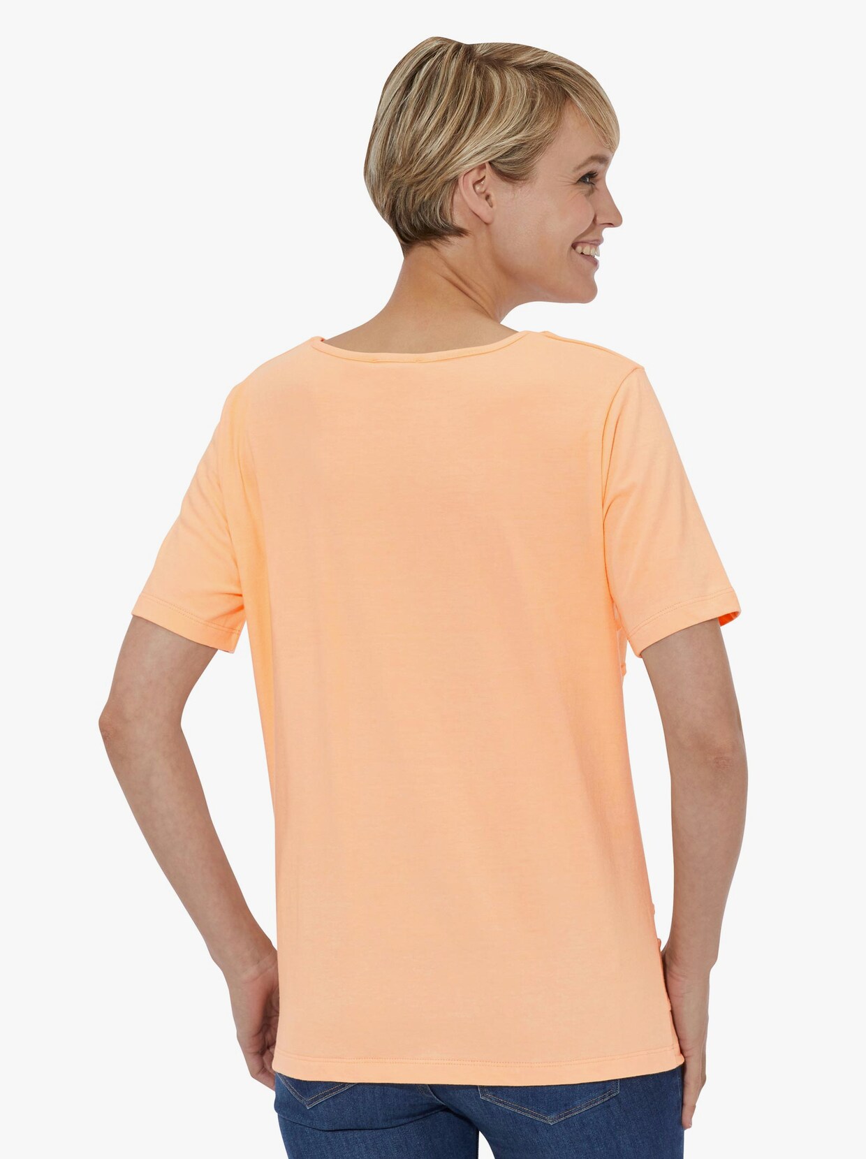 Shirt met korte mouwen - apricot