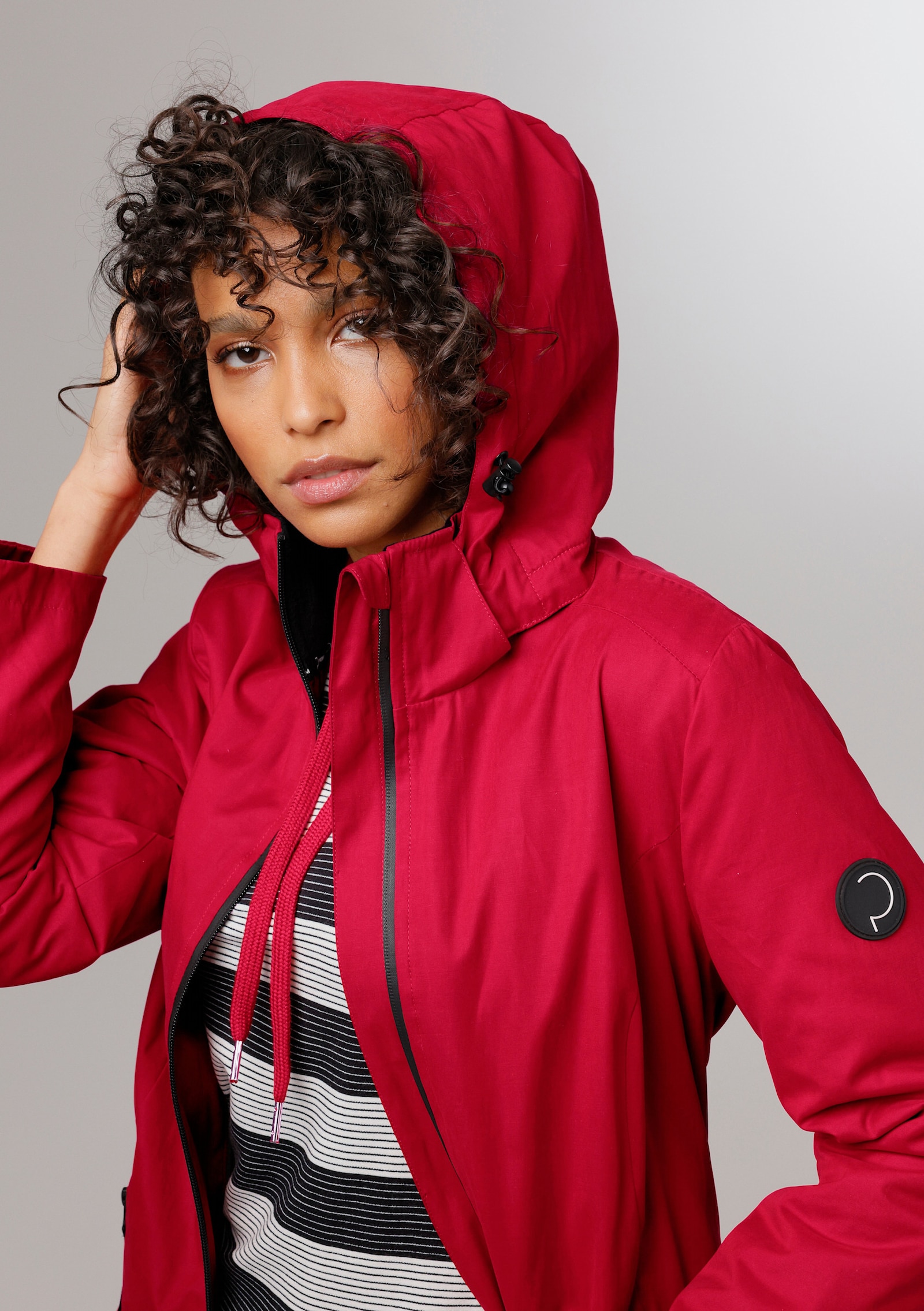 CREATION L PREMIUM Funktionsjacke mit Fleece-Futter - rot