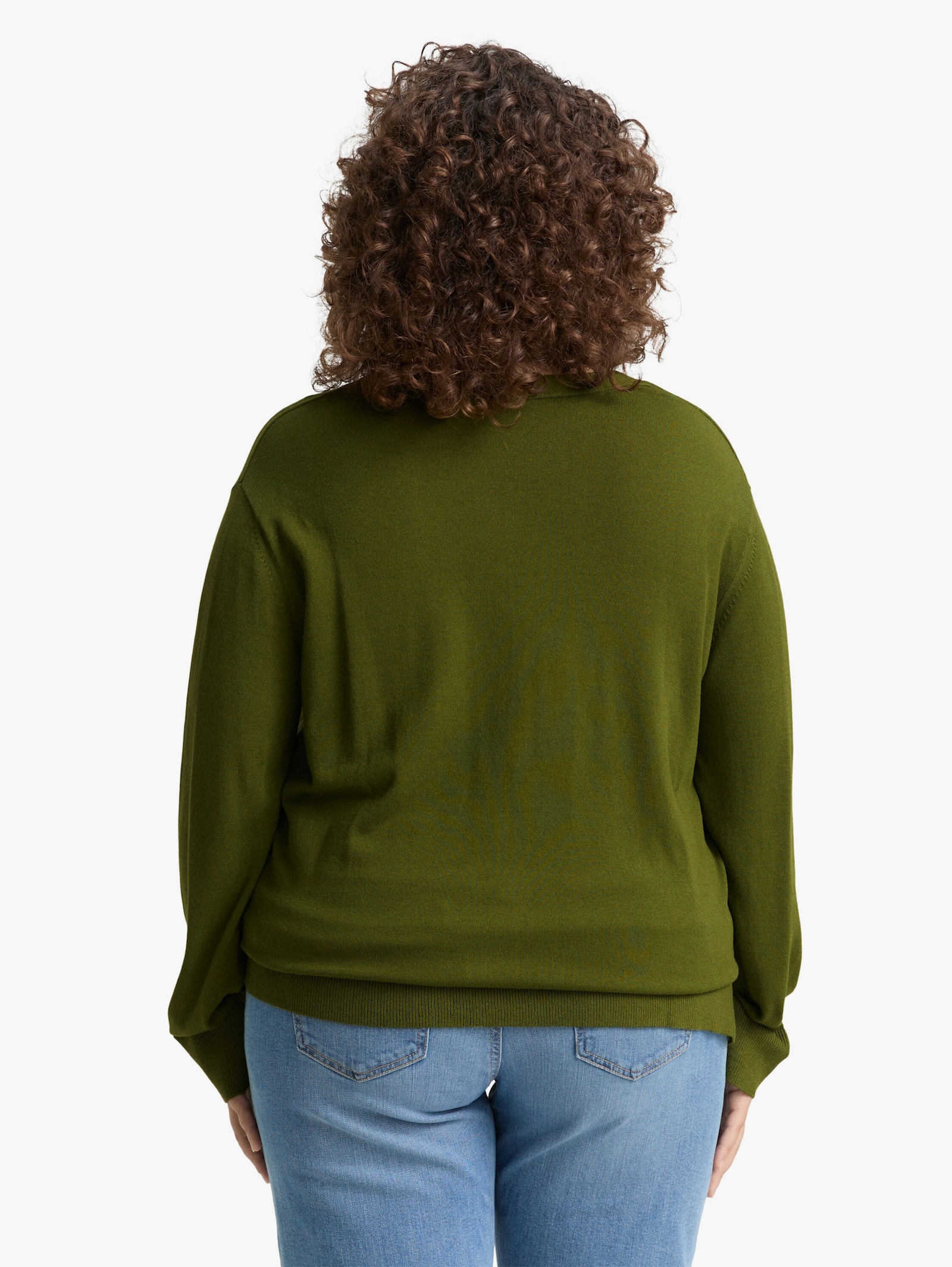 Strickpullover - deep ivy green