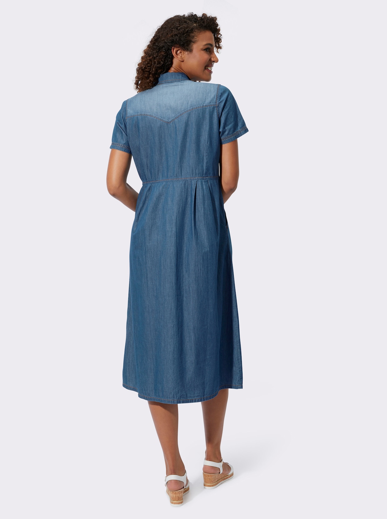 Jeansjurk - blue-bleached