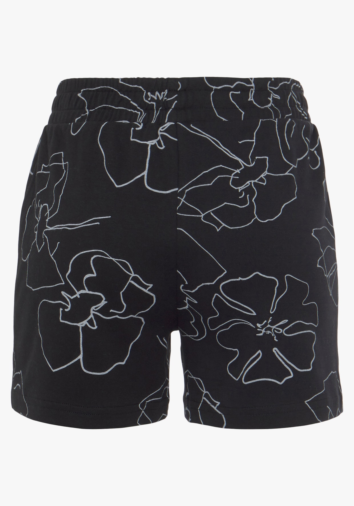 LASCANA Short en matière sweat - noir