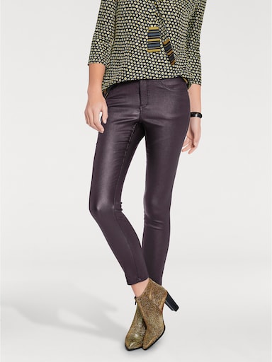 heine Pantalon effet ventre plat - bordeaux