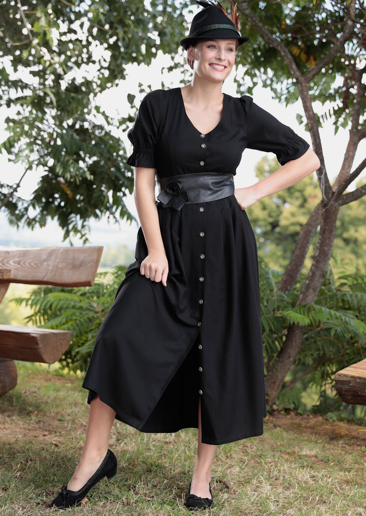 Naber Collection Trachtenkleid - schwarz