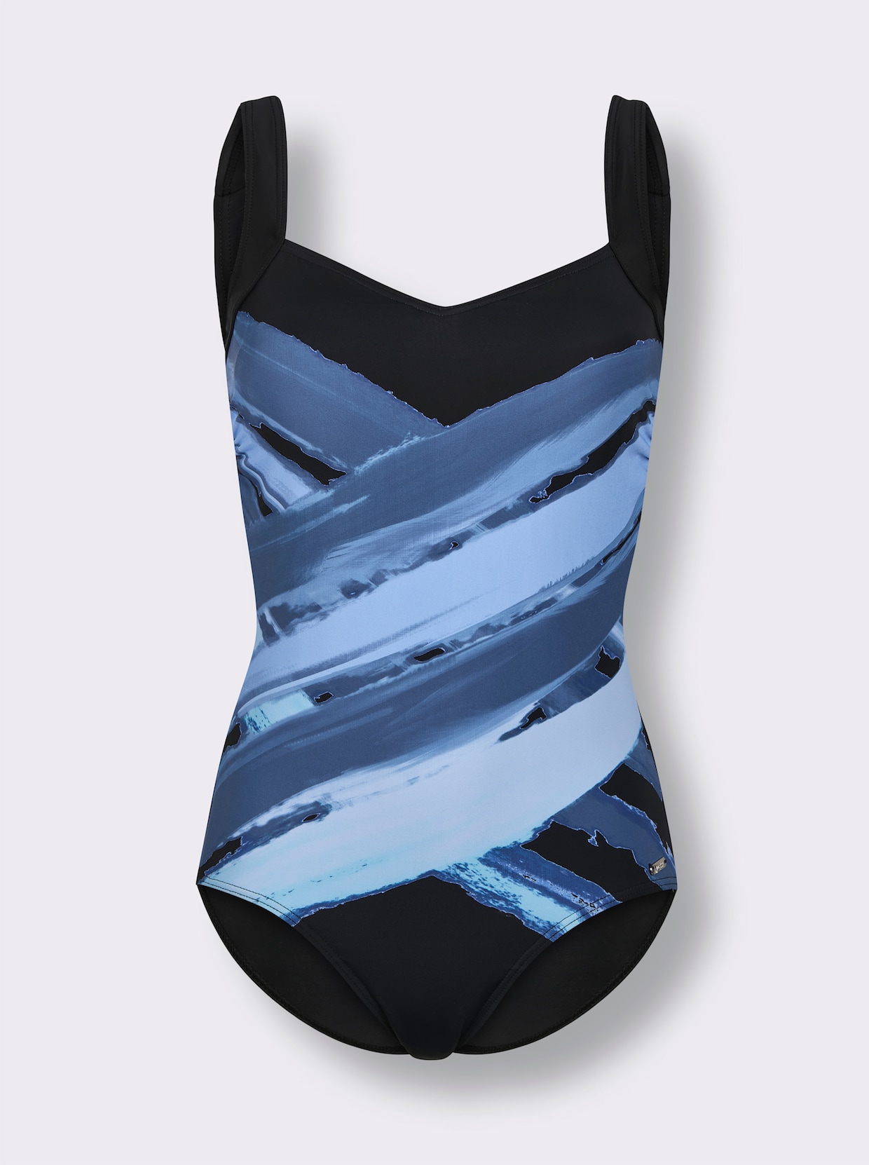 feel good Badpak - zwart/jeansblauw