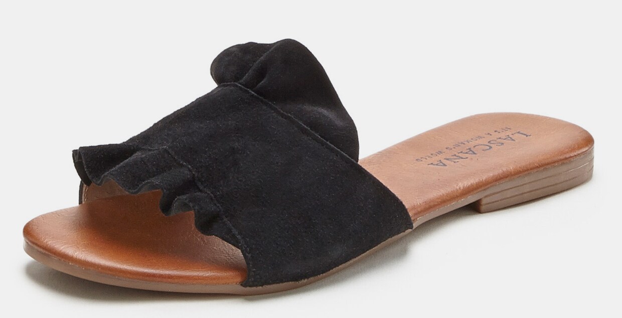 LASCANA slippers - zwart