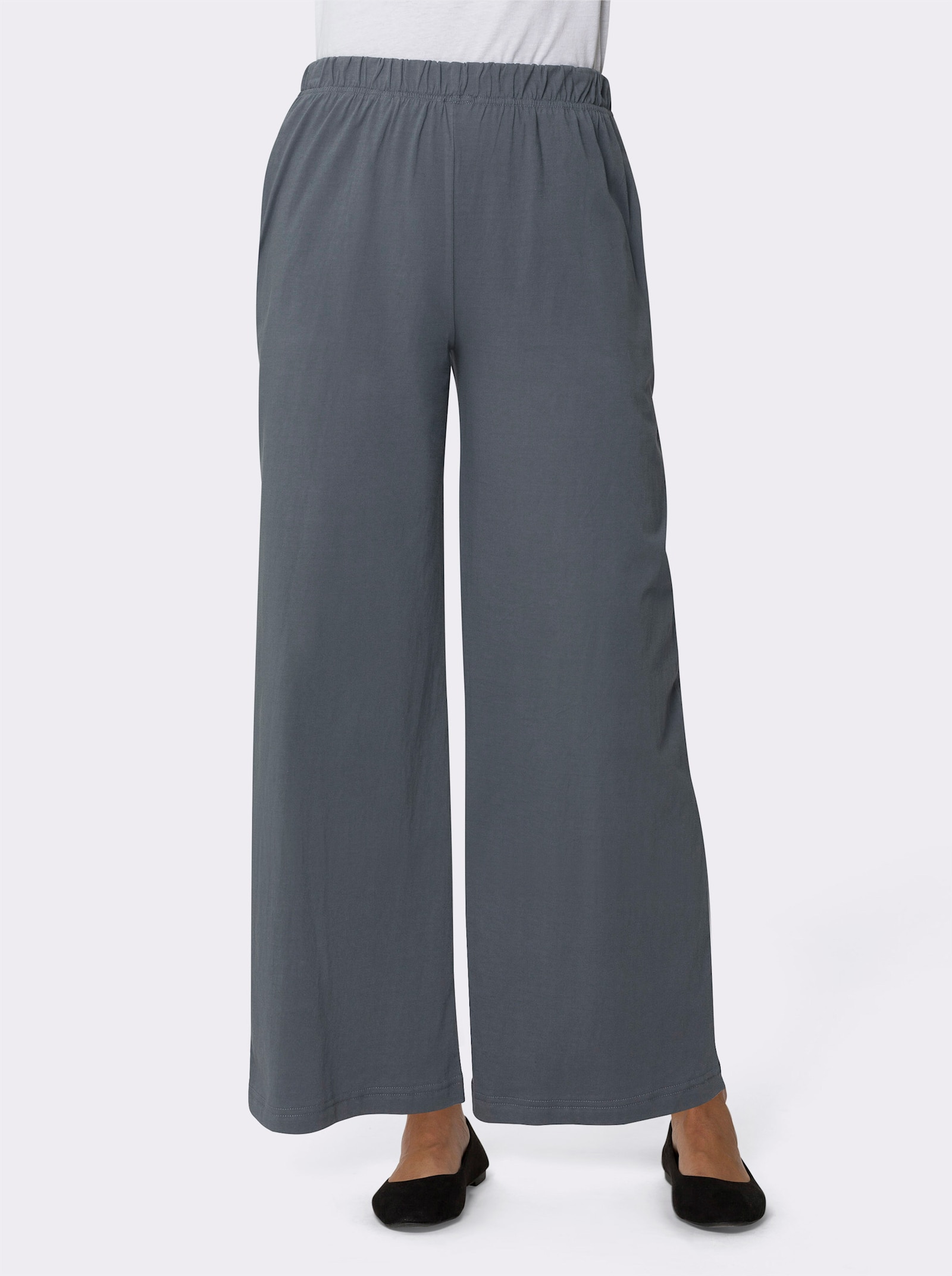 Freizeithose in weiter Form - schwarz + anthrazit