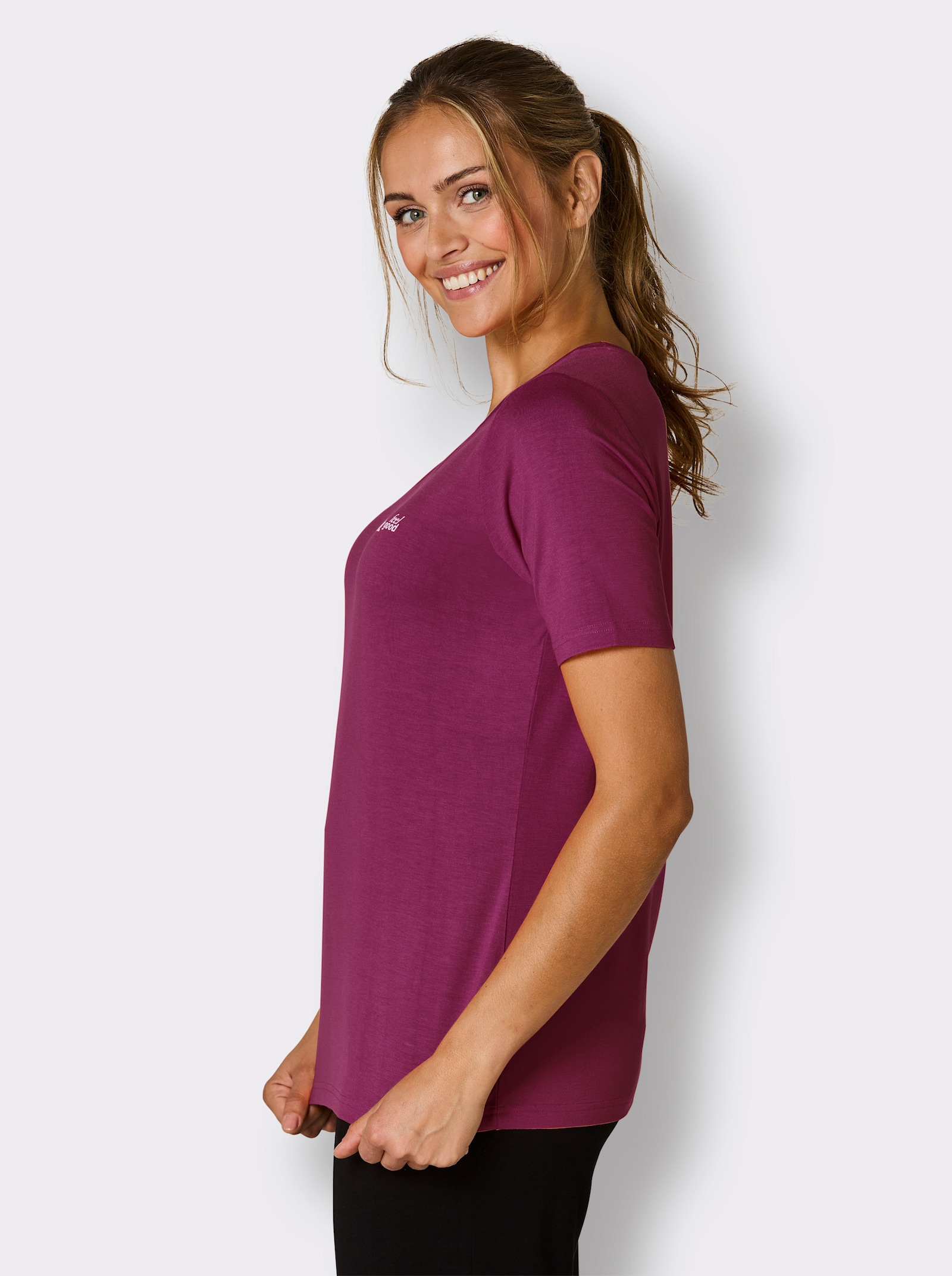 feel good Shirt - malve