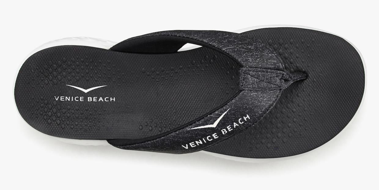 Venice Beach Badslippers - zwart