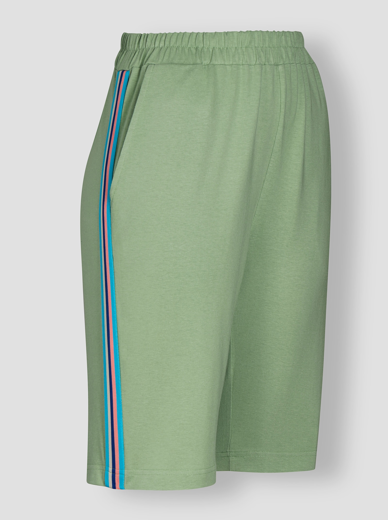 Bermudas mit aufgesetztem Zierband - eucalyptus