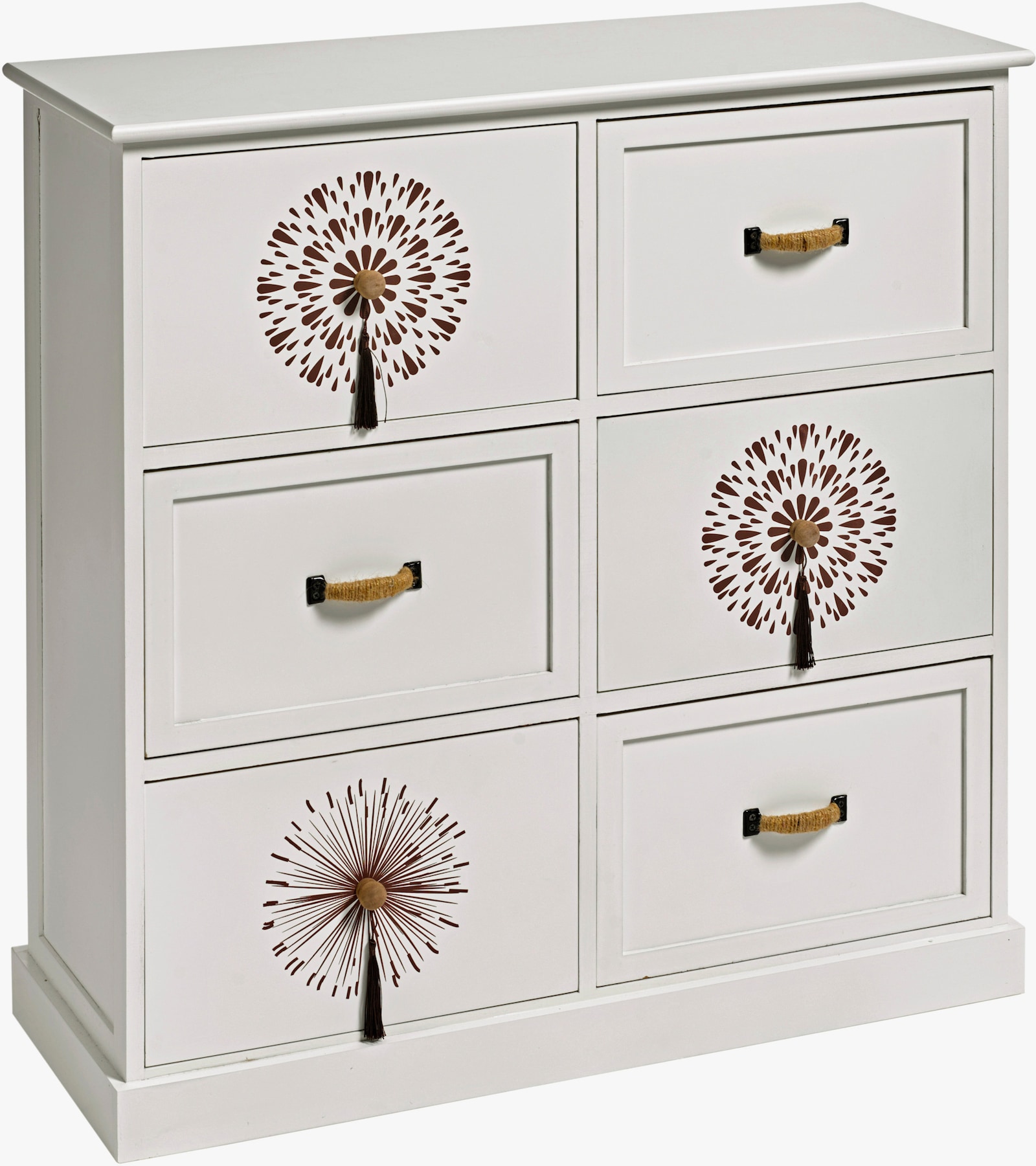 heine home Kommode - weiss-natur