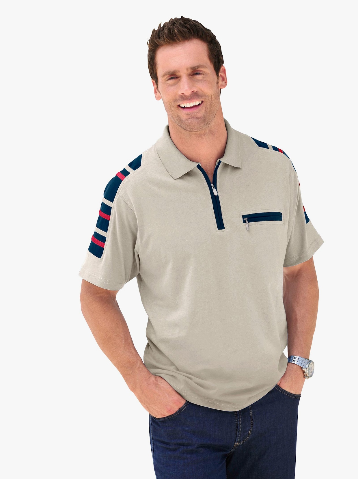 Catamaran Kortärmad tenniströja - beige