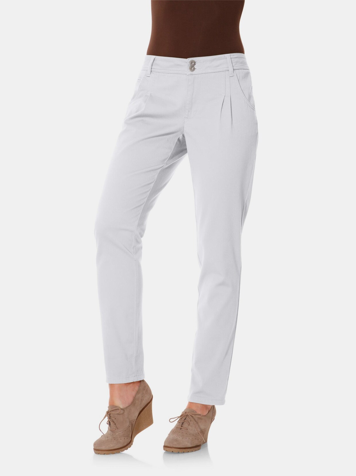 Linea Tesini Pantalon Chino - blanc