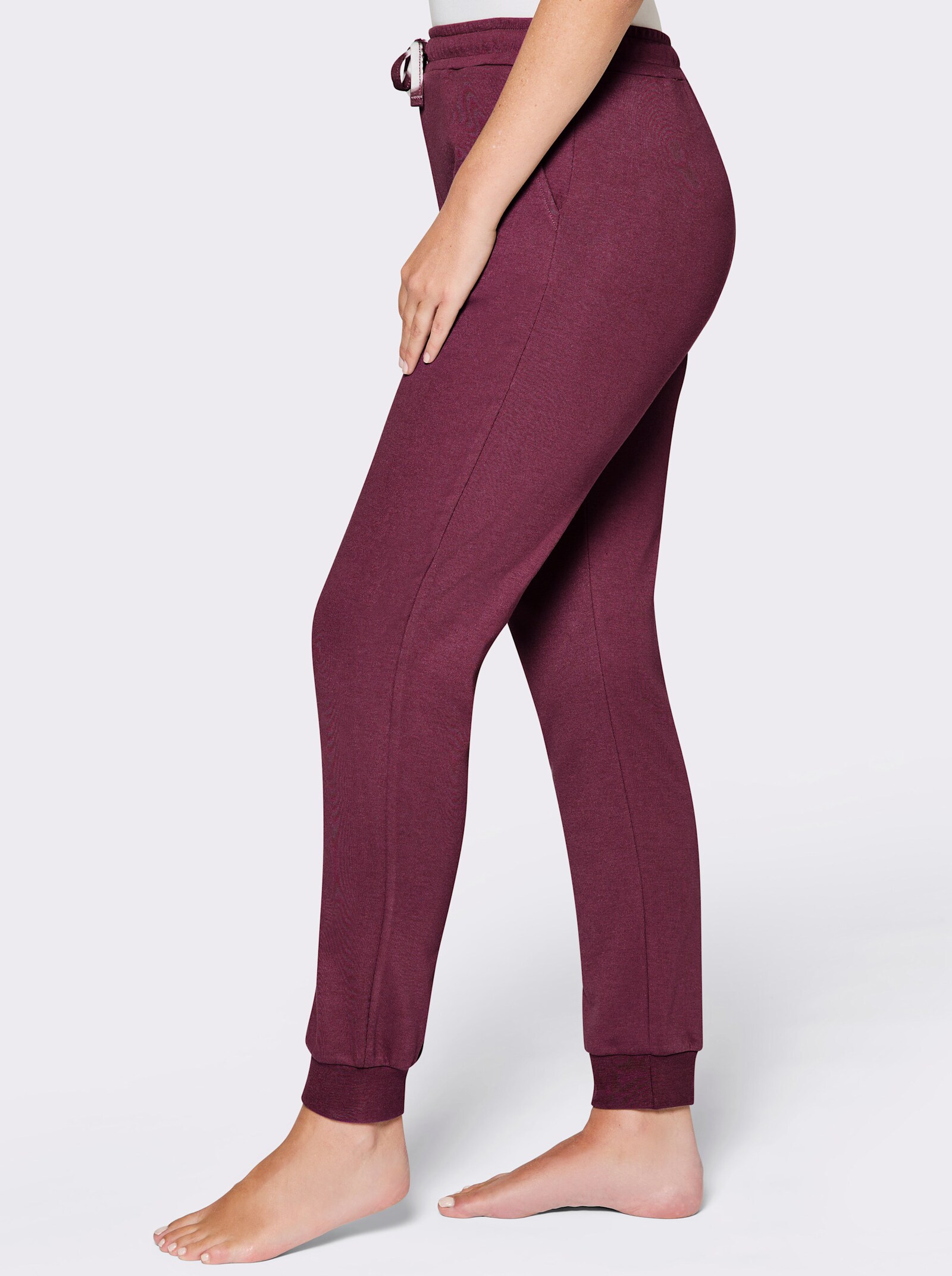 feel good Dehnbund-Hose - bordeaux