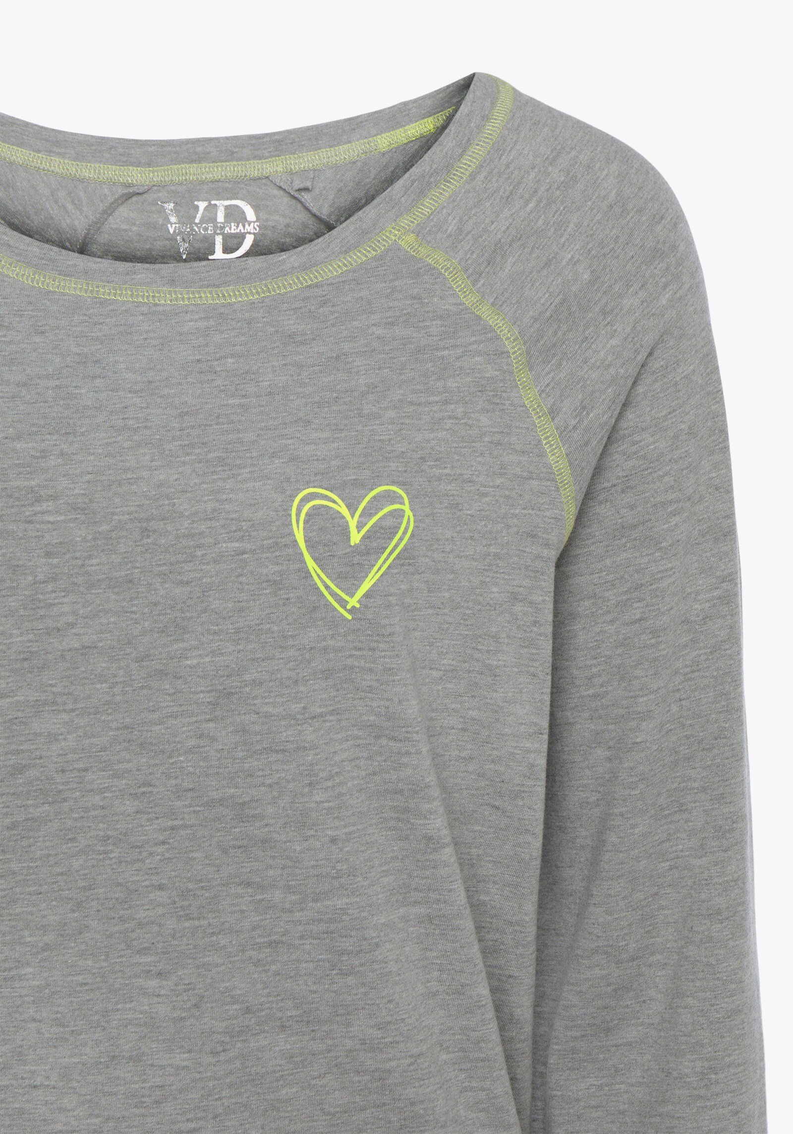 Vivance Dreams Nachthemd - hellgrau-meliert