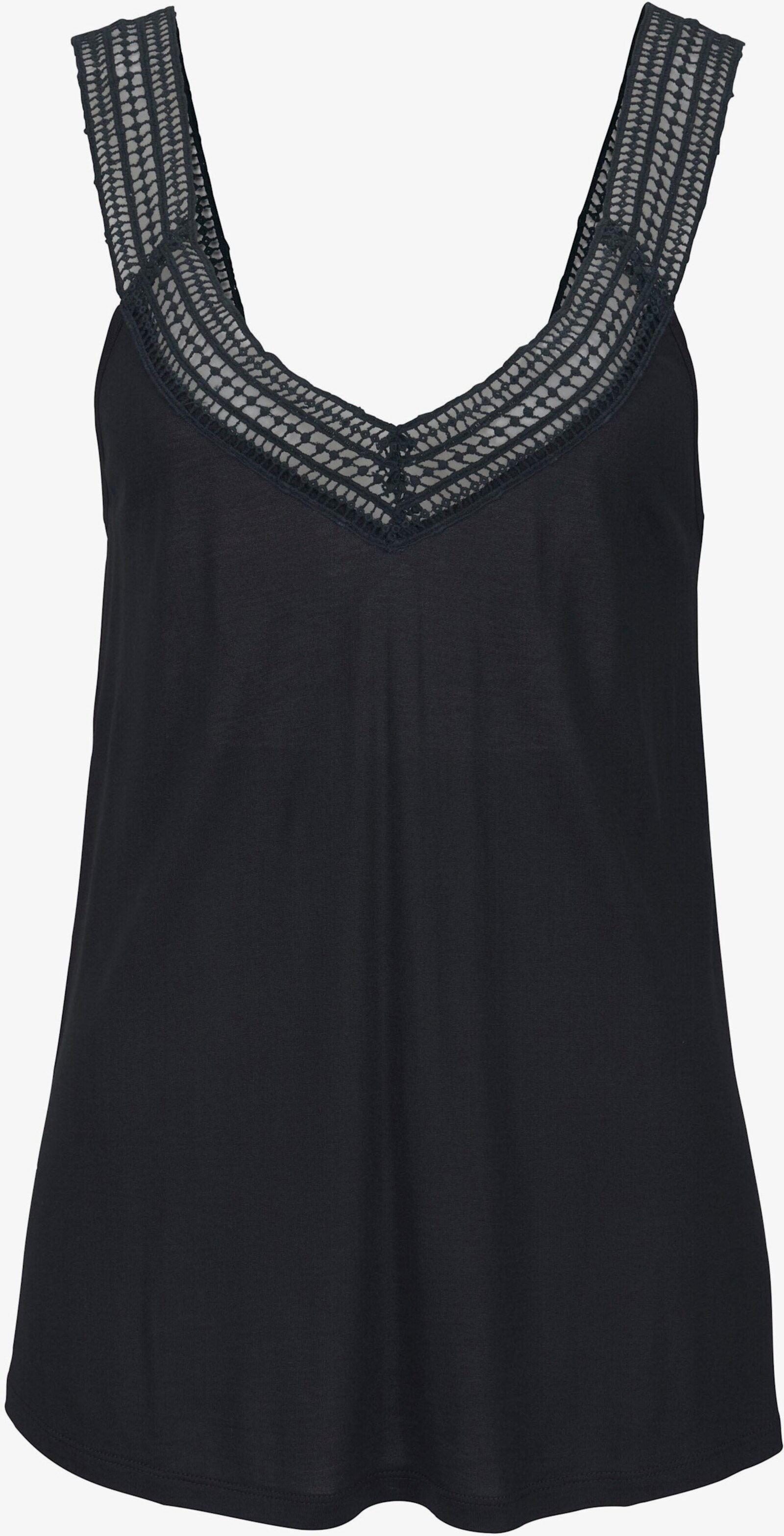 LASCANA Strandtop - schwarz