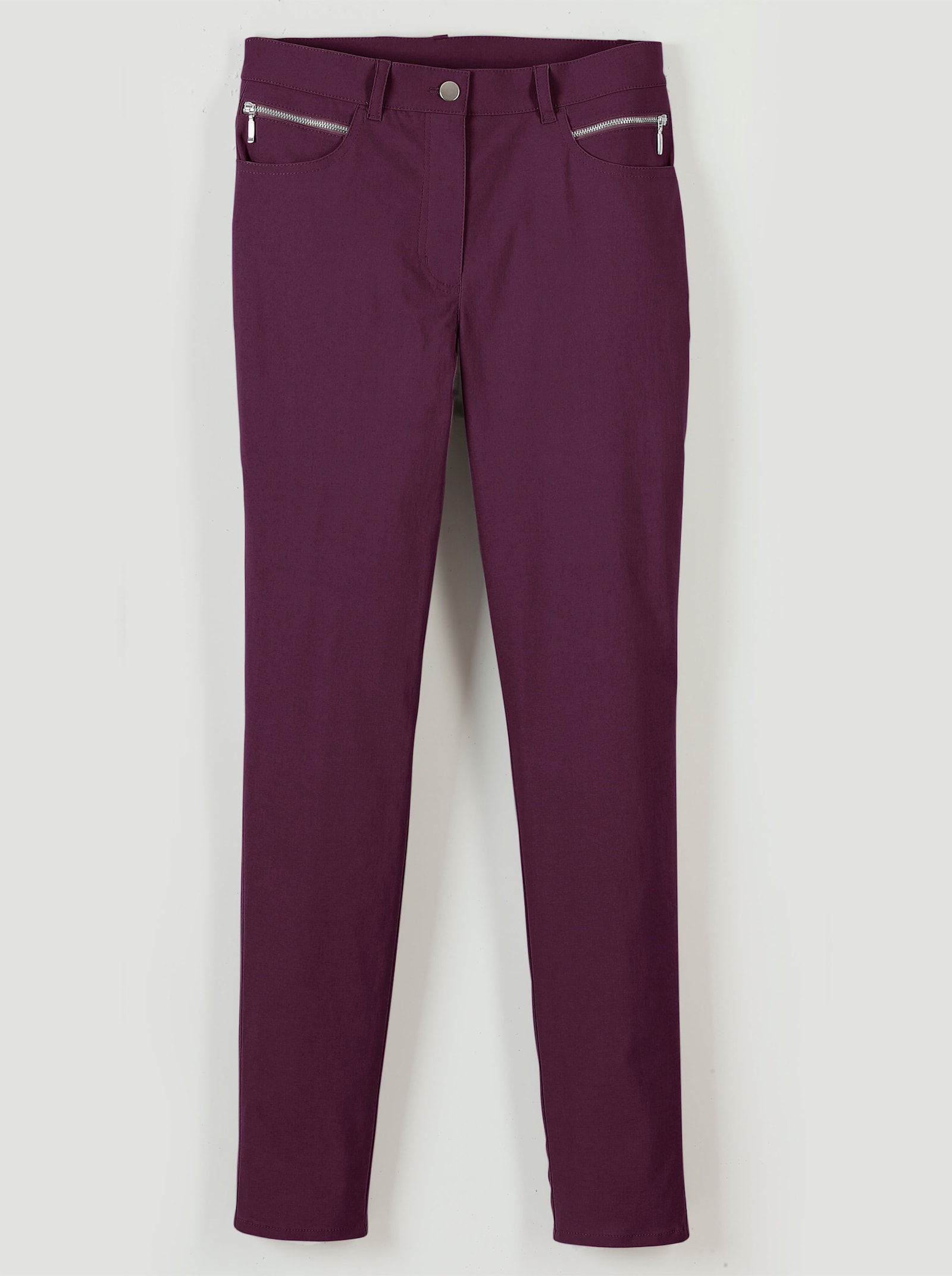 Stehmann Comfort line Thermohose in elastischer Bengalin-Qualität - bordeaux