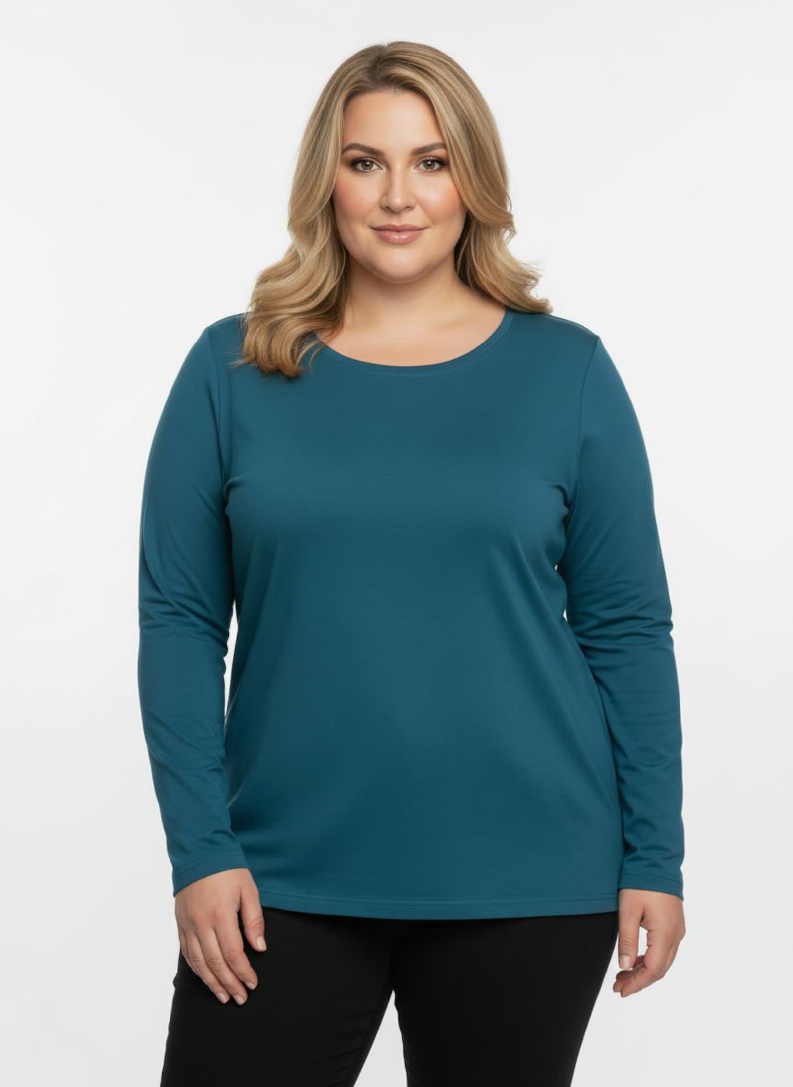 Rundhalsshirt mit zertifizierter Baumwolle - topas