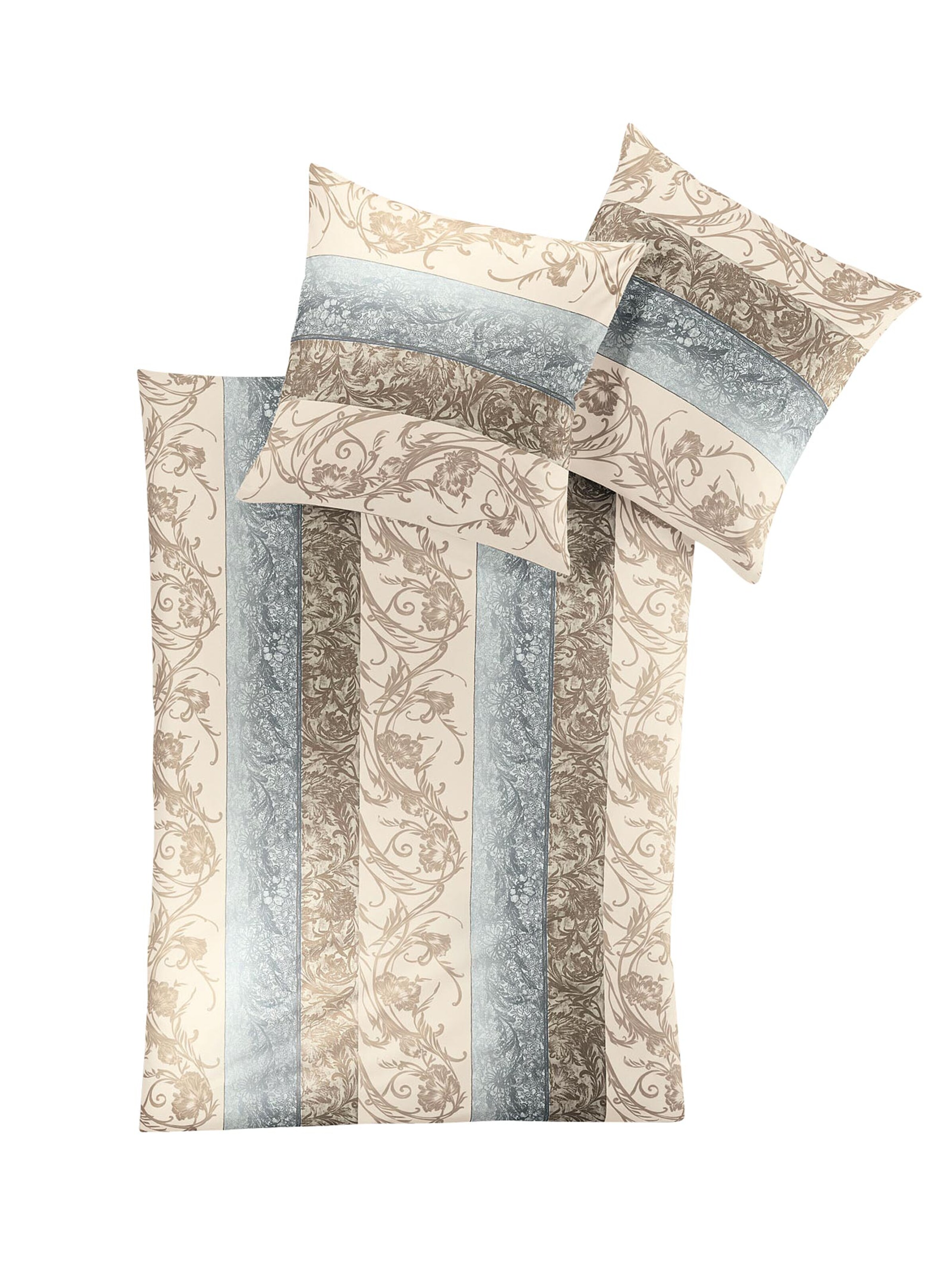 Irisette Bettwäsche - eisblau-grau