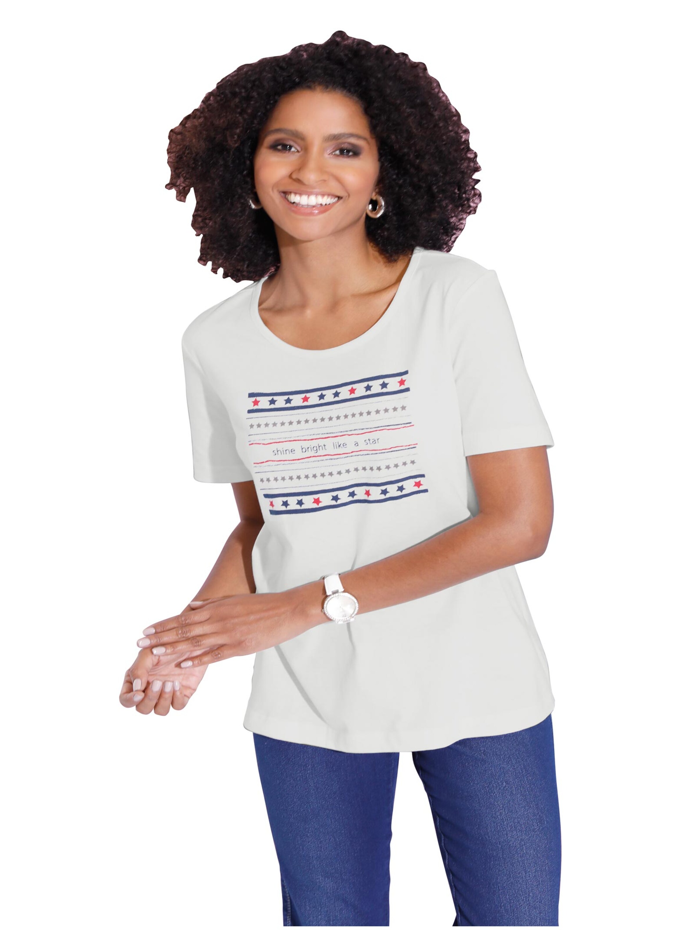 Shirt - weiß-bedruckt