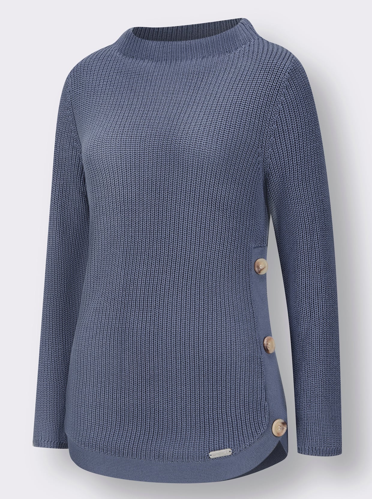 Pullover - taubenblau