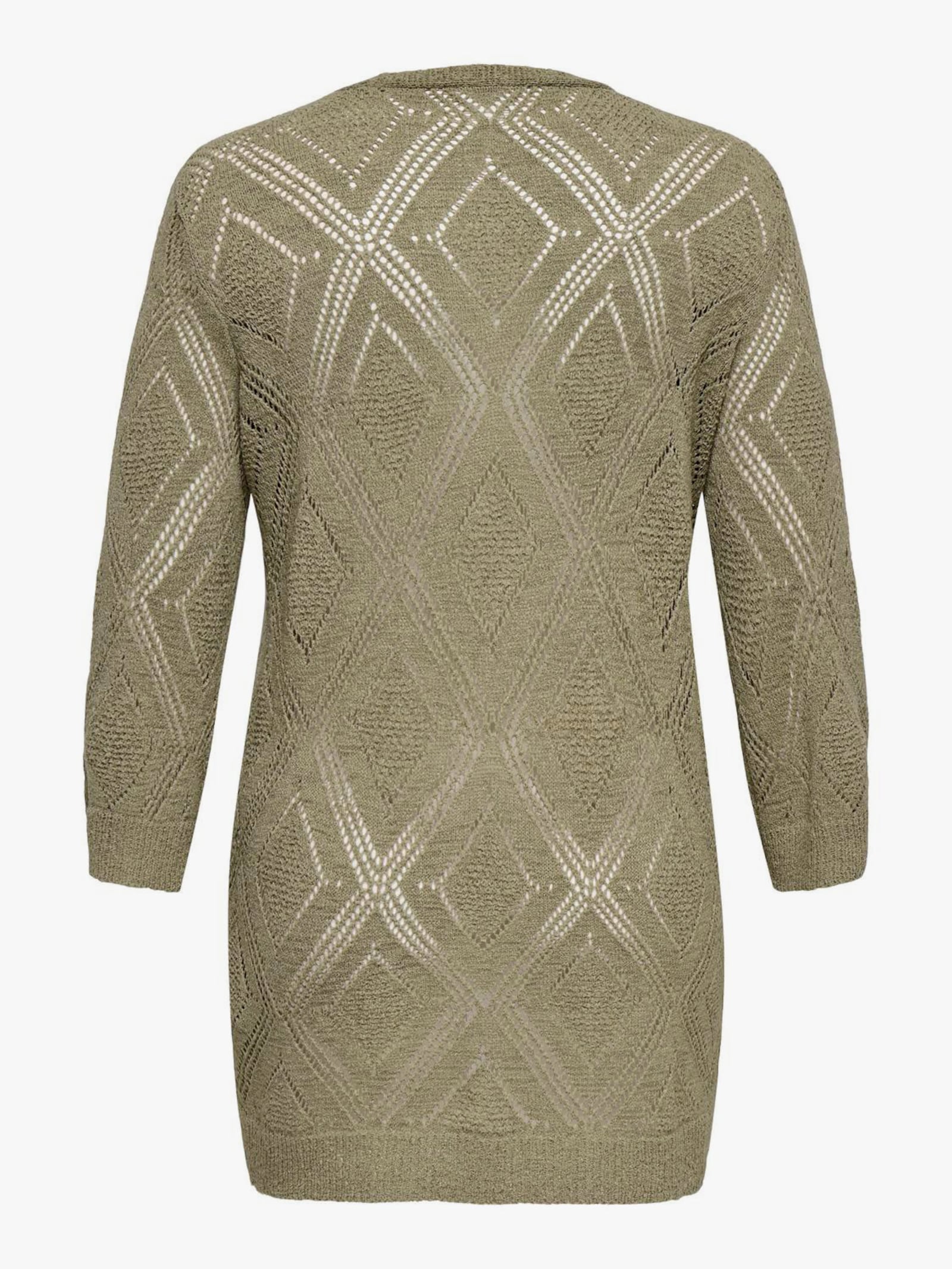 ONLY CARMAKOMA Strickjacke - silver sage