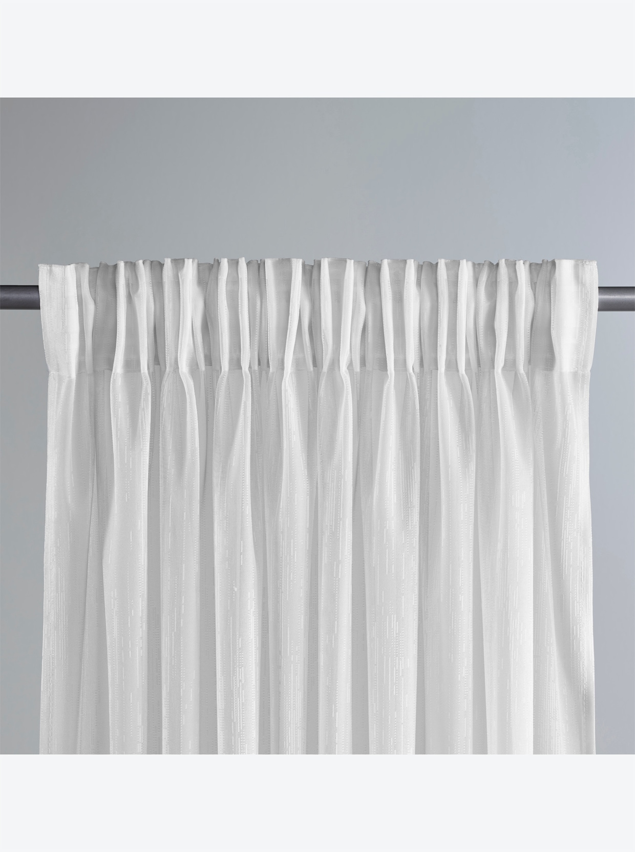heine home Decoratieve vitrage - Zilverkleur