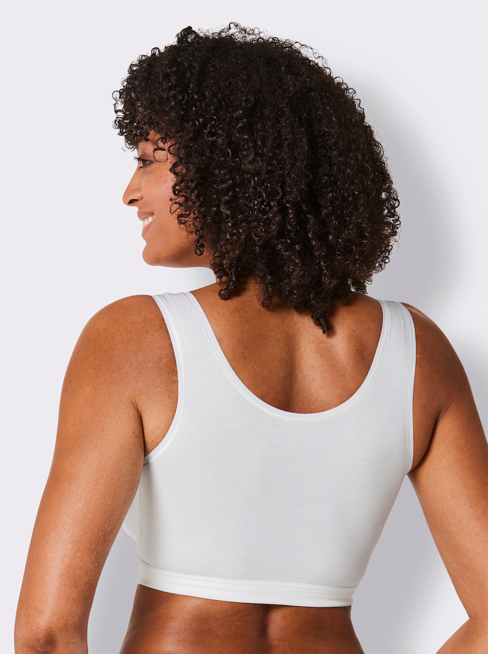 wäschepur Bustier avec ceinture douce doublée - chamois + couleur ivoire