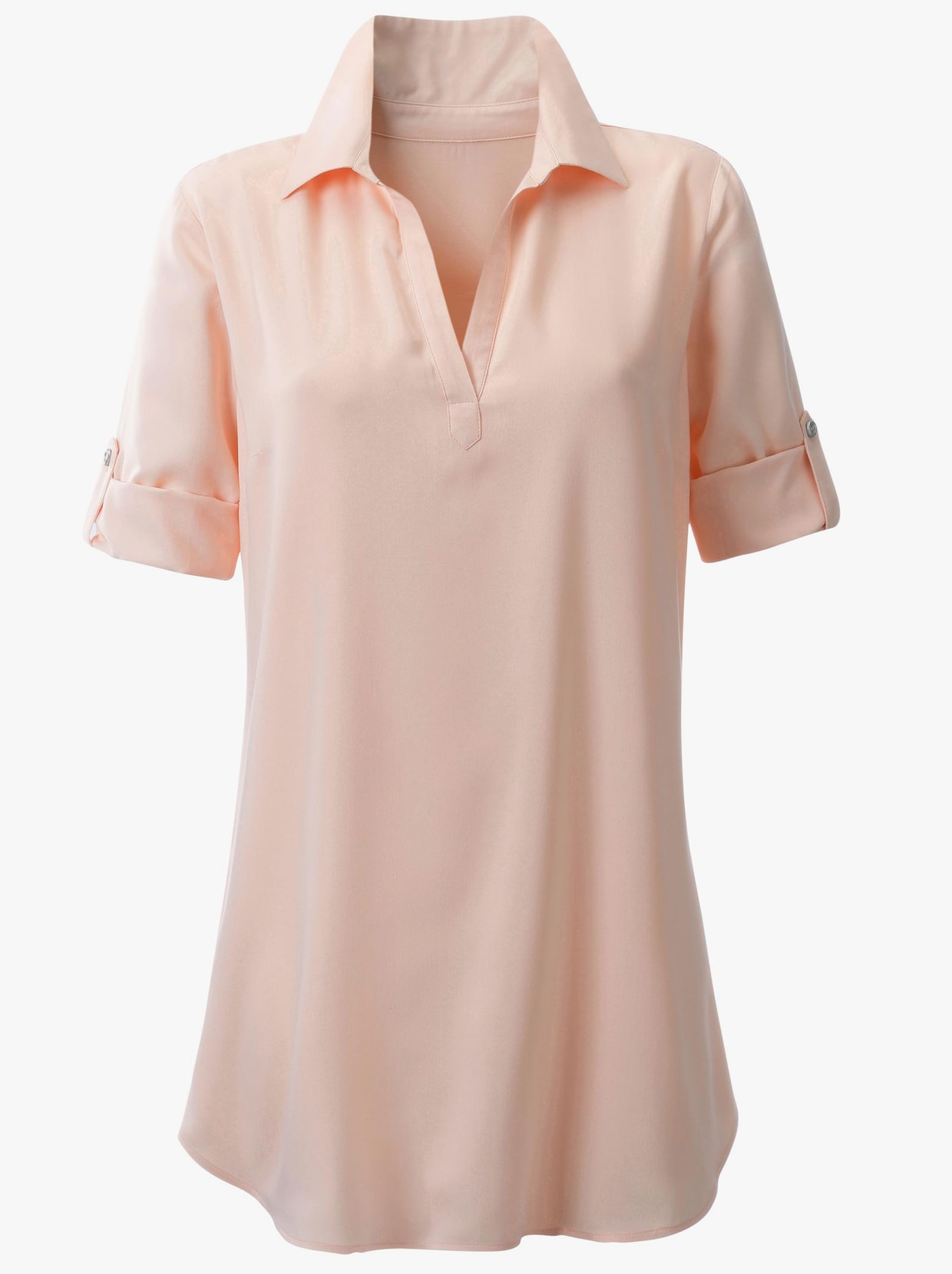 Longline blouse - poudre