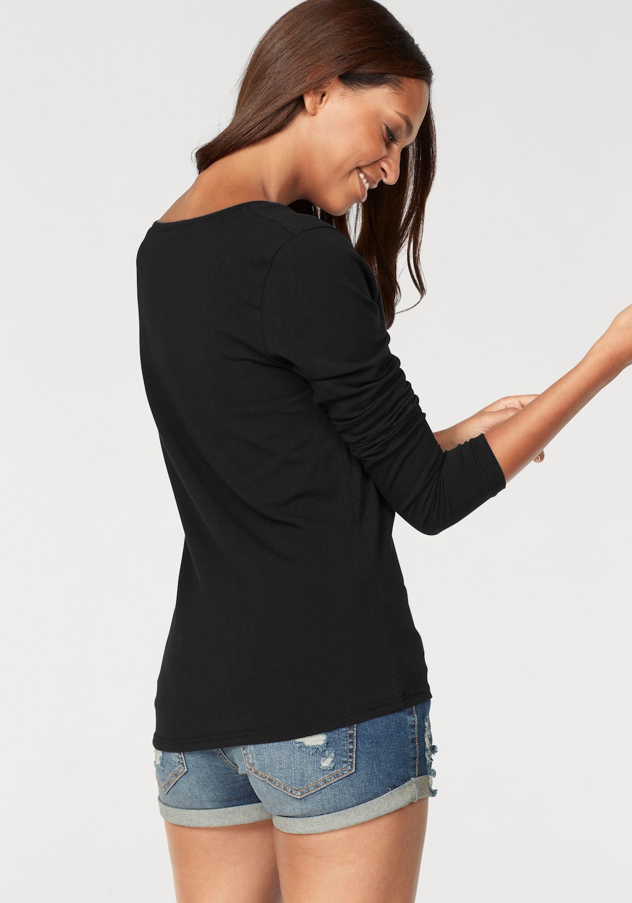 Vivance Shirt met lange mouwen - zwart