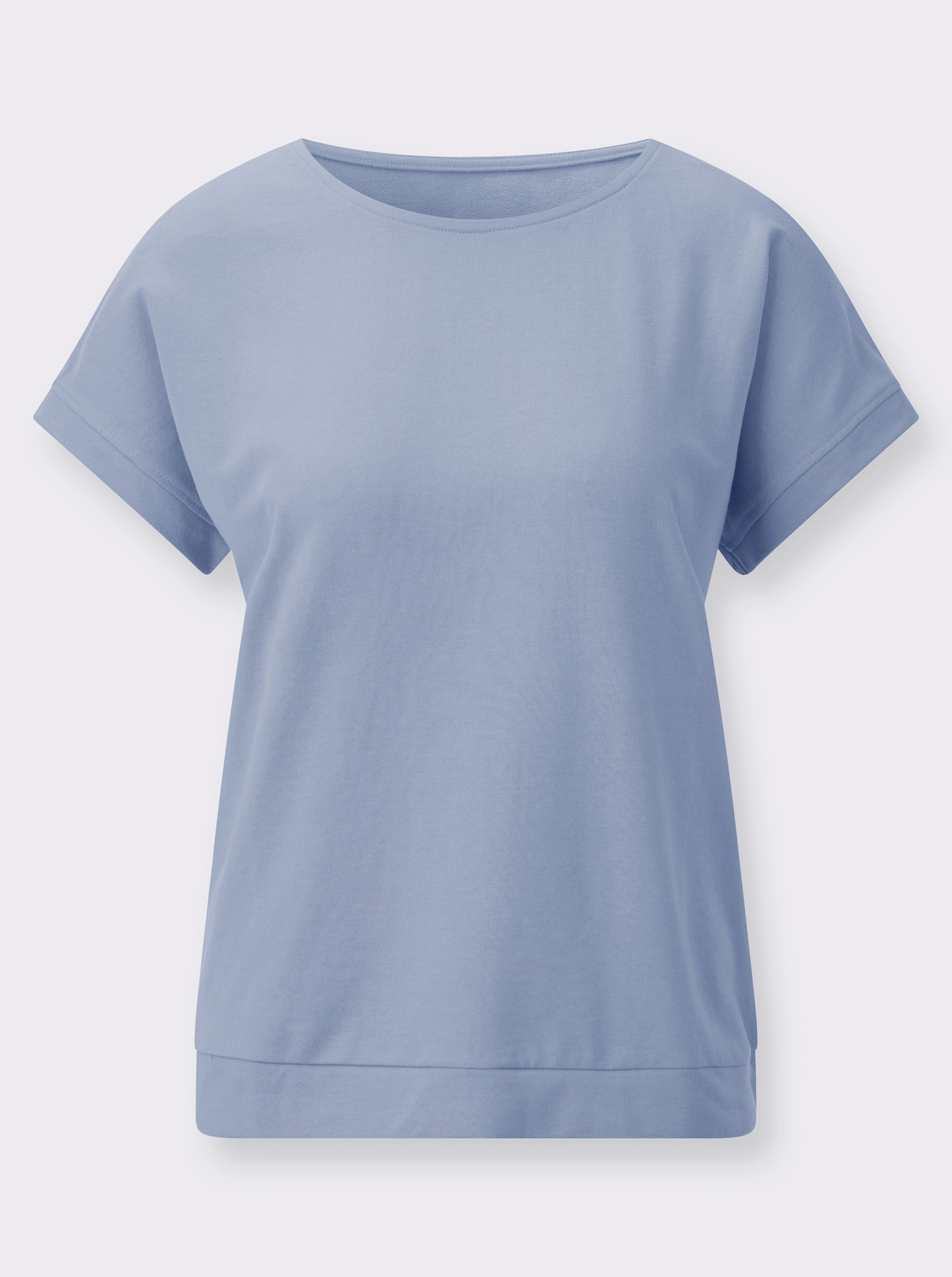 Sweatshirt im Baumwoll-Mix - bleu
