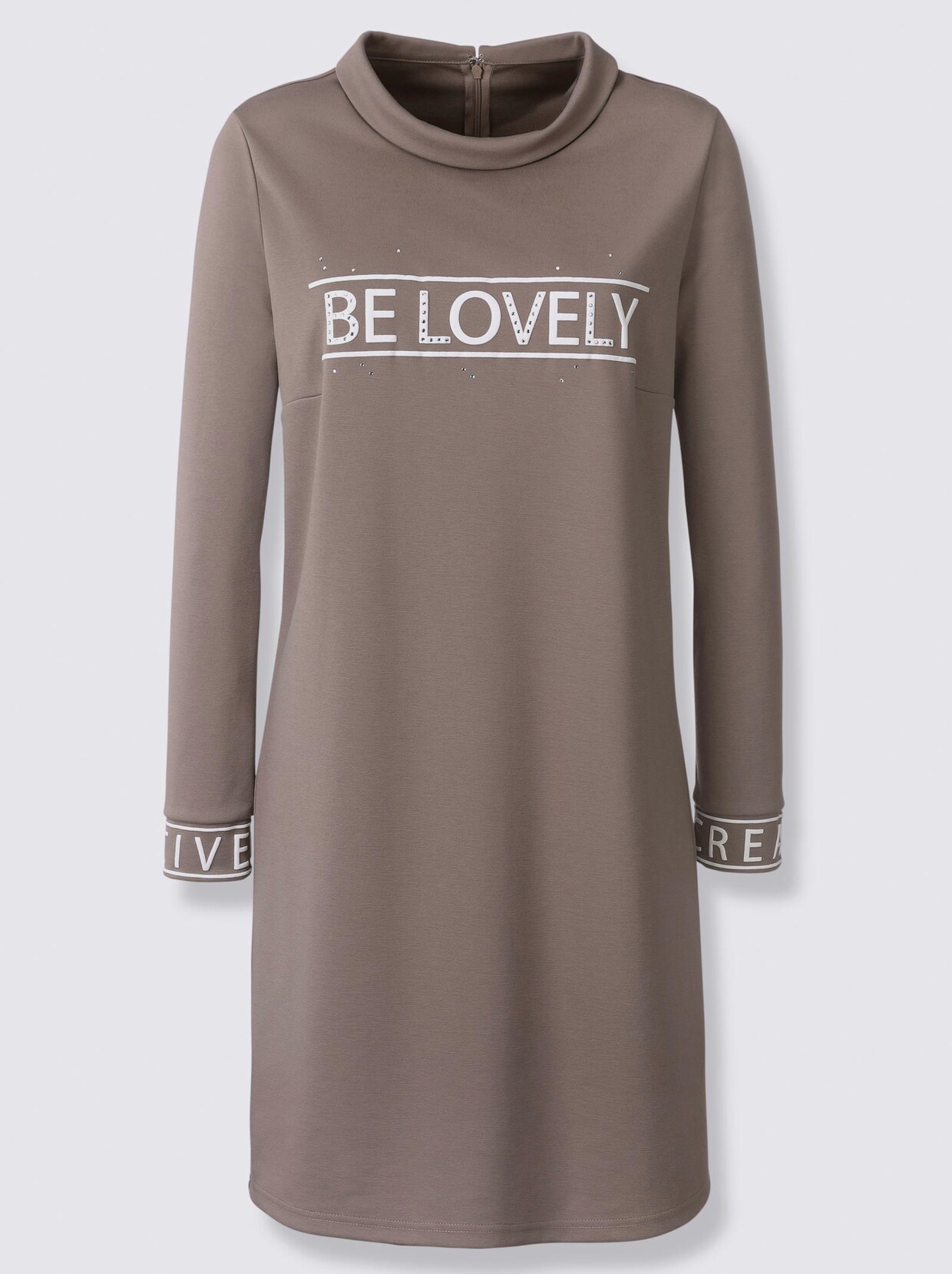 Rick Cardona Jersey-Kleid - taupe