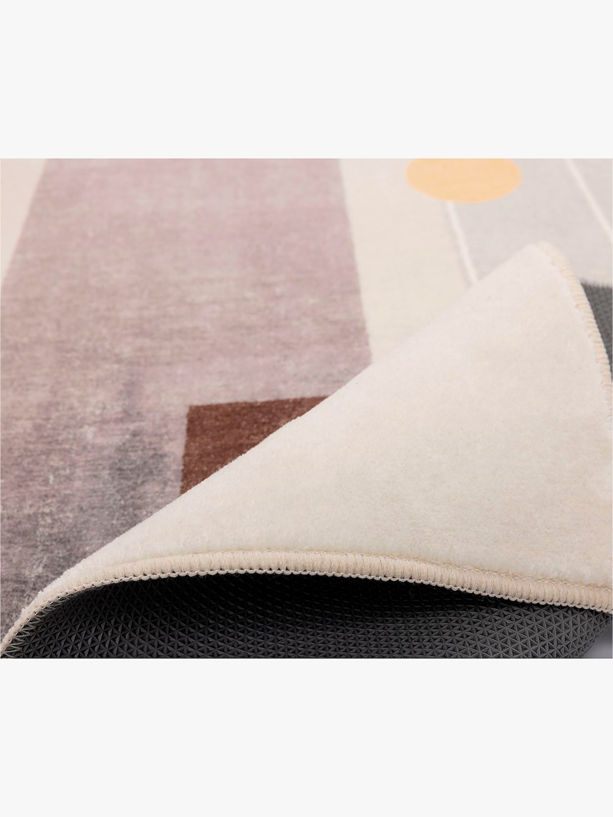 Theko Badematte - grau-bedruckt