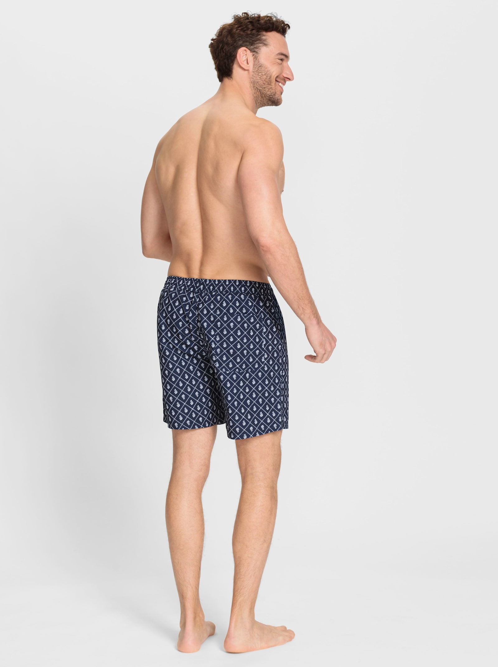 feel good Badeshorts - marine-weiss