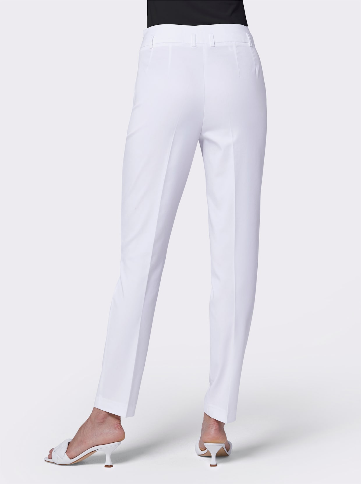 CREATION L PREMIUM Pantalon lyocell - blanc