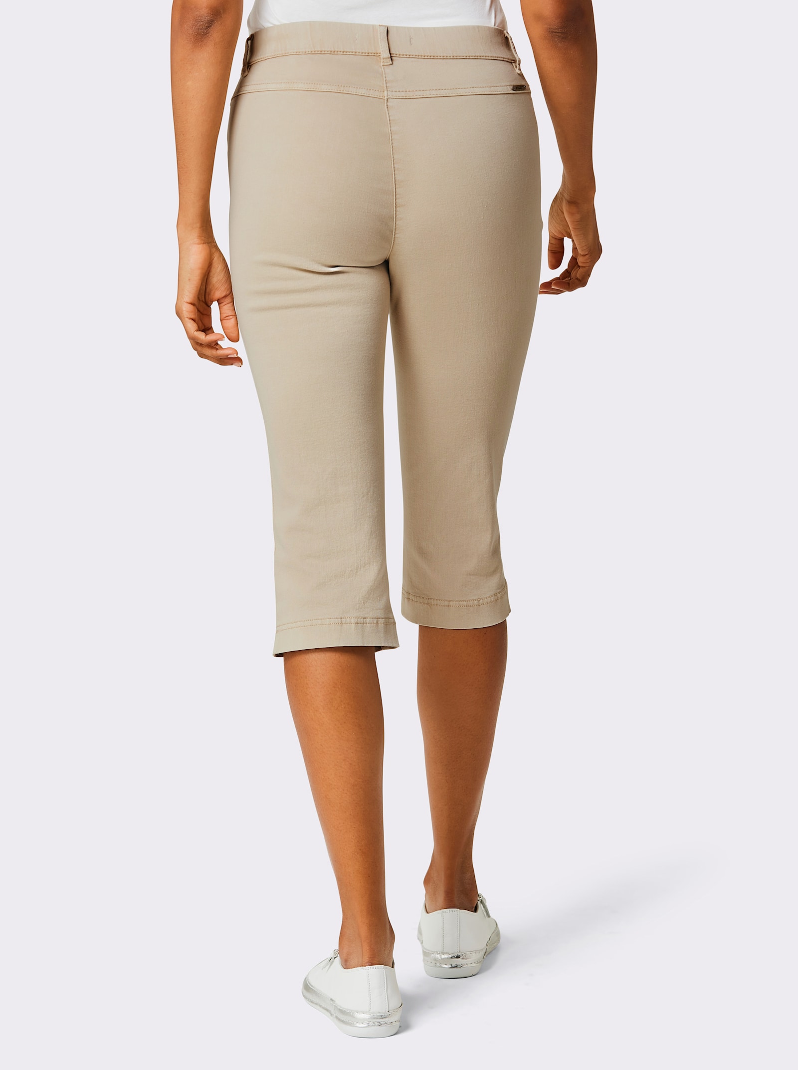 Ascari Caprijeans in Schlupfform - sand