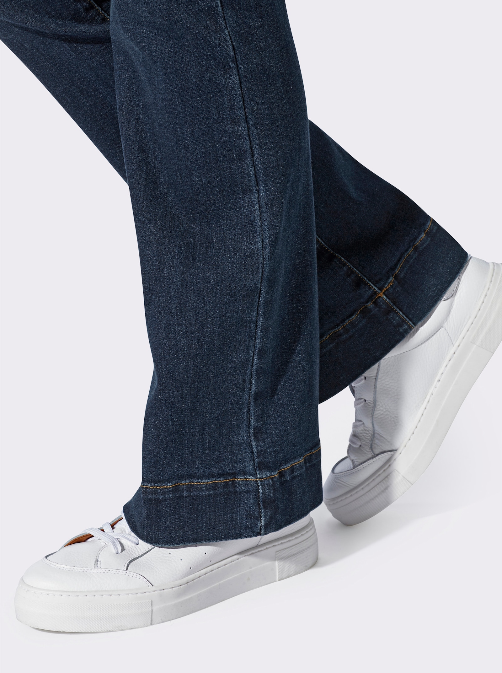 heine Schlupfjeans in Bootcut-Form - dark blue