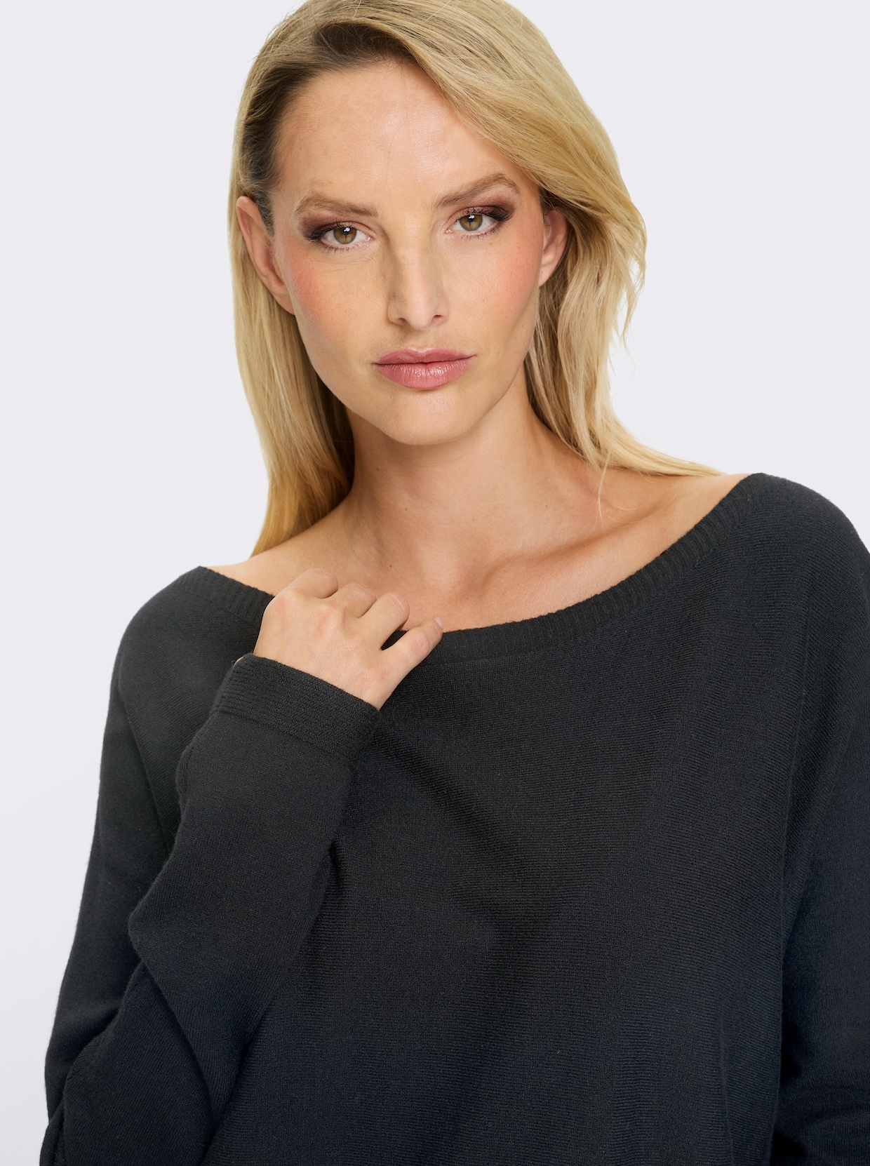 heine Strickpullover - schwarz