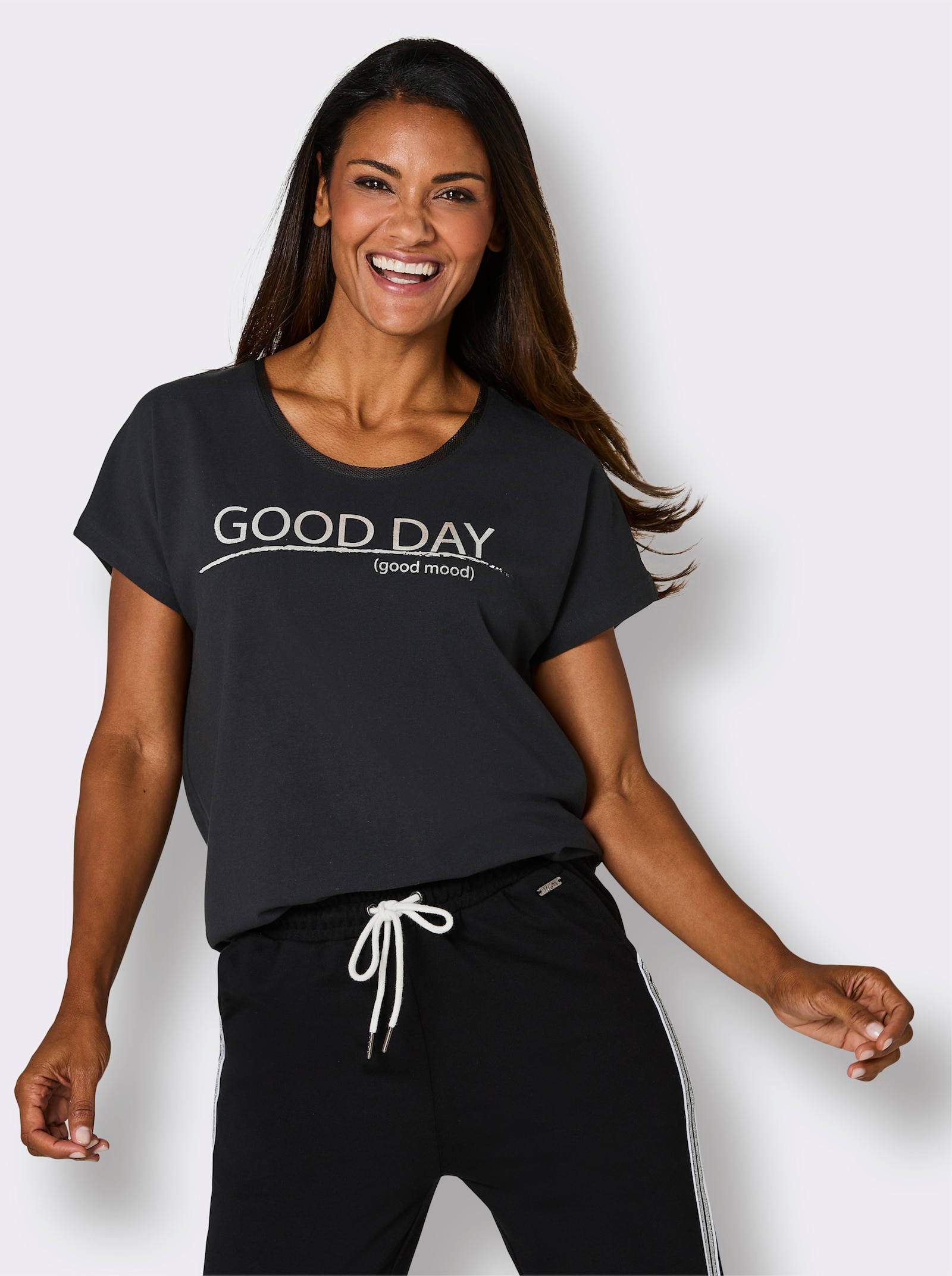 feel good Shirt - schwarz