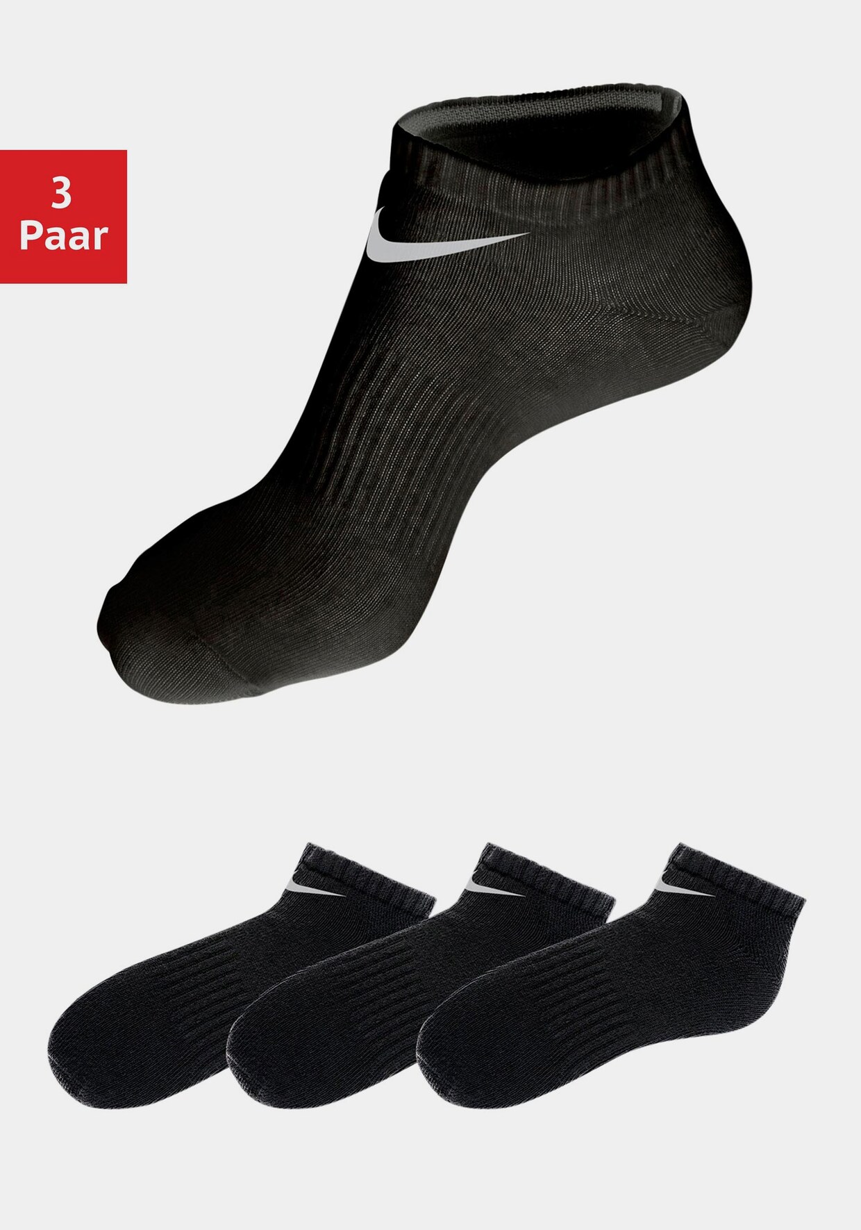 Nike Sneakersokken - zwart