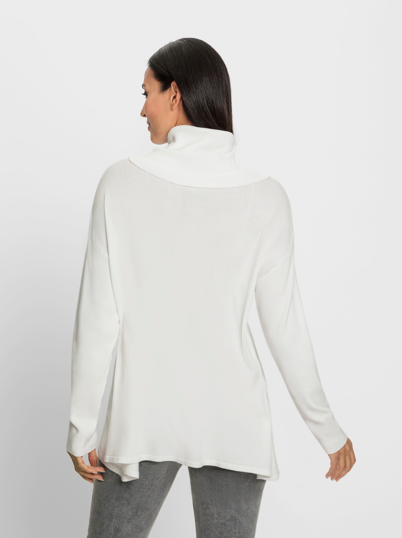 heine Rollkragenpullover im Oversized-Look - ecru