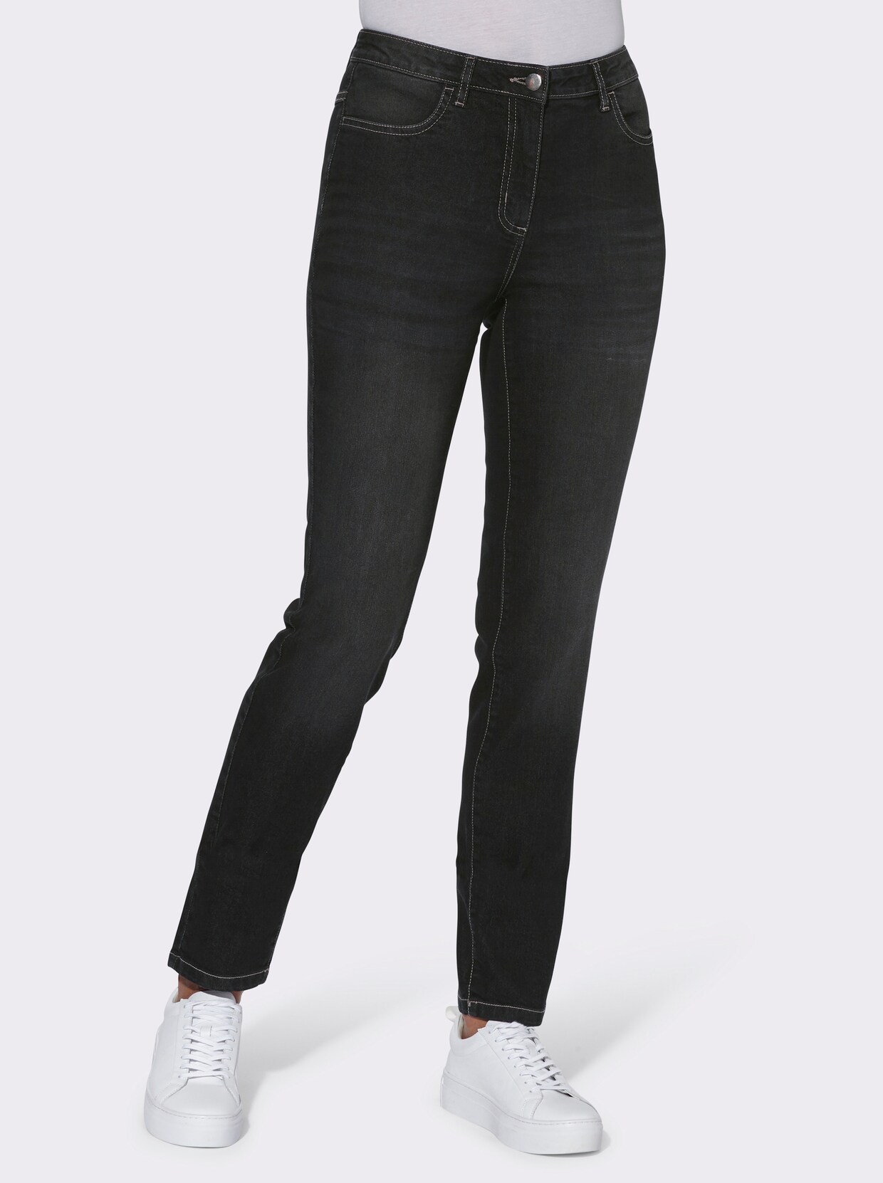 Jeans - black denim