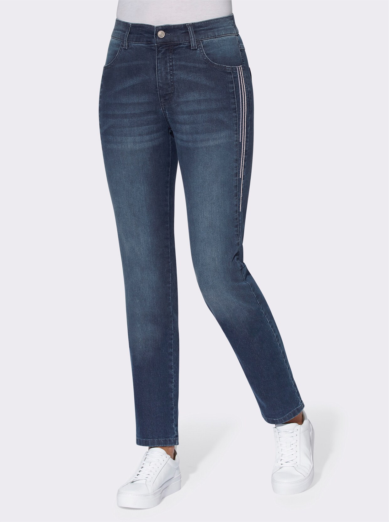 jeans - blue-stonewashed