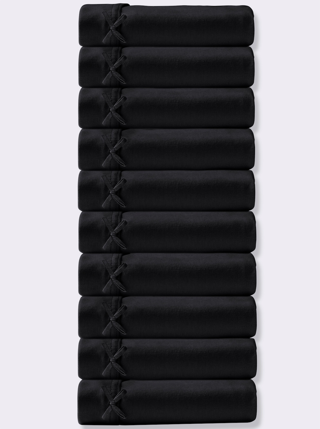 wäschepur Nohavičky so zvýšeným pásom - čierna