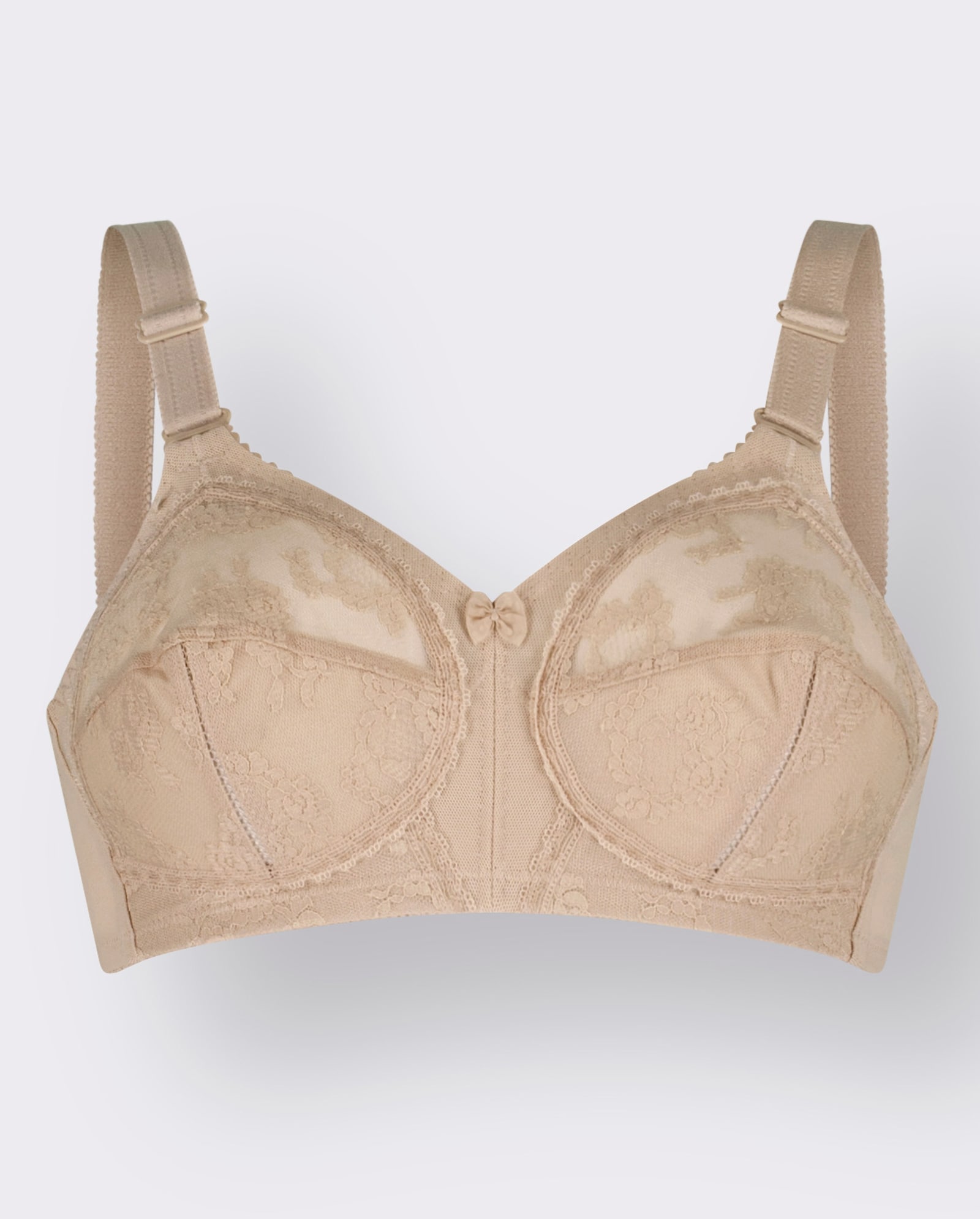 Triumph BH utan bygel upp till E-kupa - elfenben