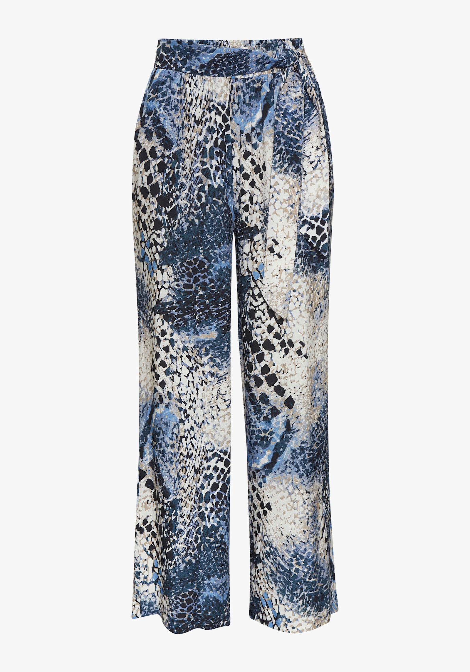 LASCANA Palazzohose - blau bedruckt