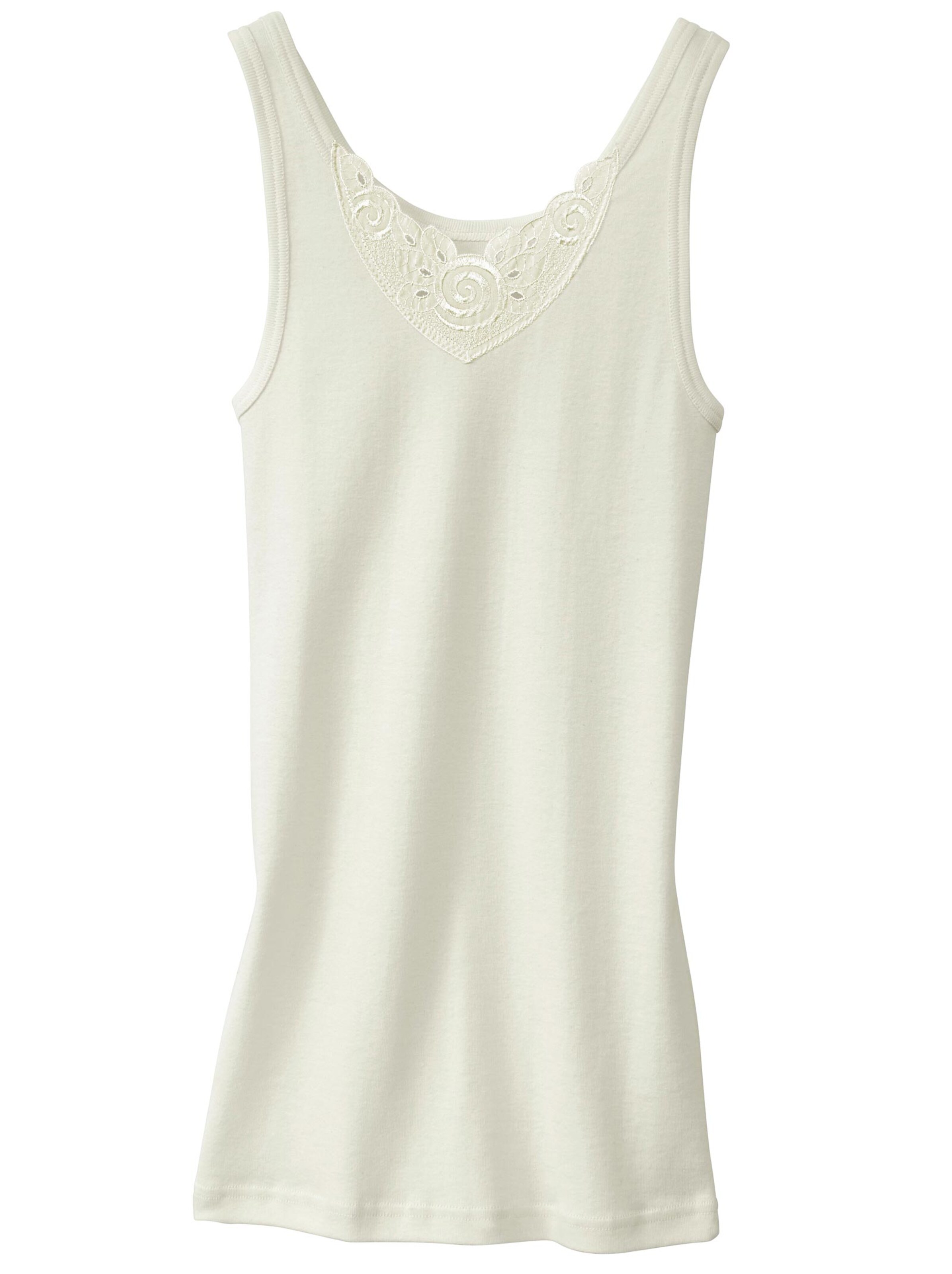 wäschepur Achselhemd - apricot + mauve + champagner