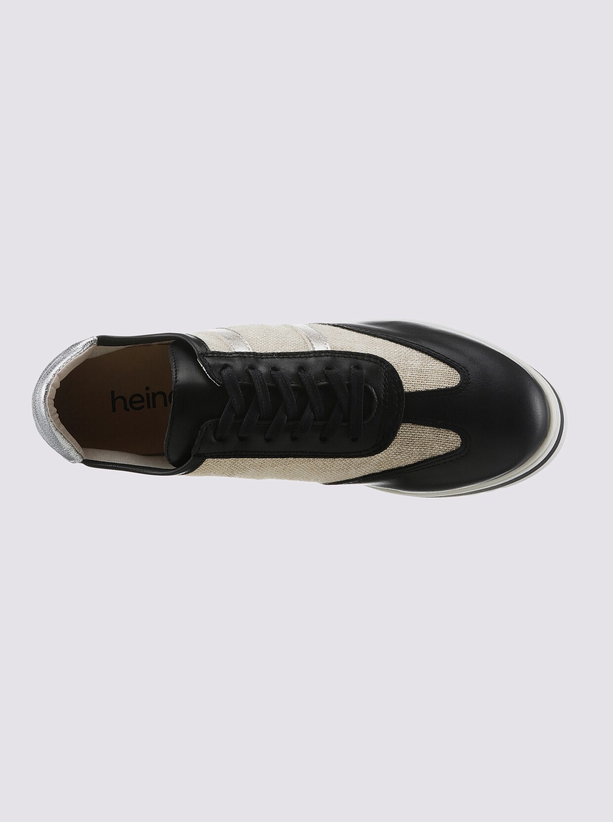 heine Sneaker - zwart/zand