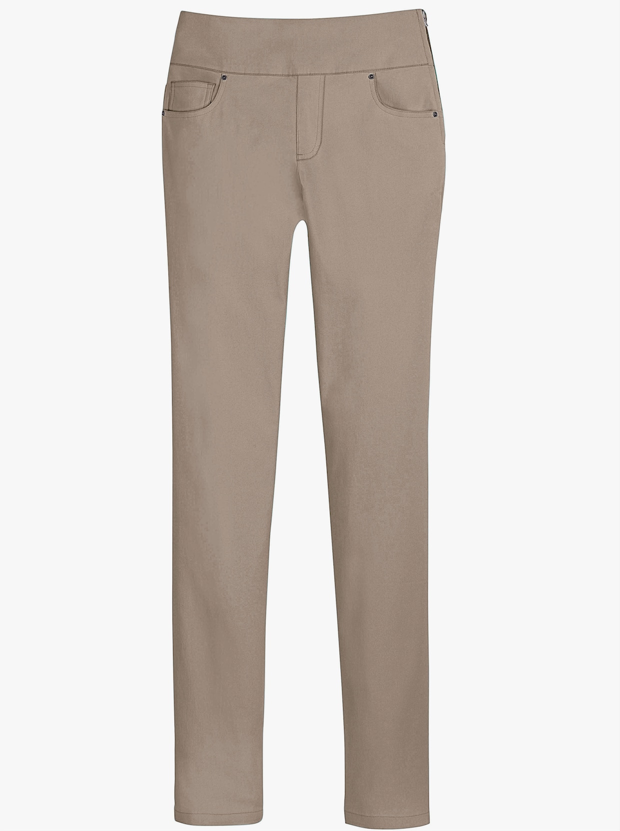 Pantalon 5 poches - gris pierre